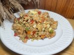 Китайський смажений рис з креветками