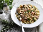 кускус з тунцем і цукіні