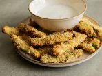 Хрусткі кабачки з часником і лимоном