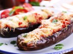 Баклажани з кускусом і курятиною