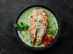 Риба під огірковим соусом