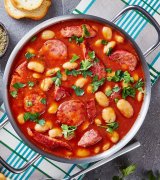 Іспанський суп з ковбасками