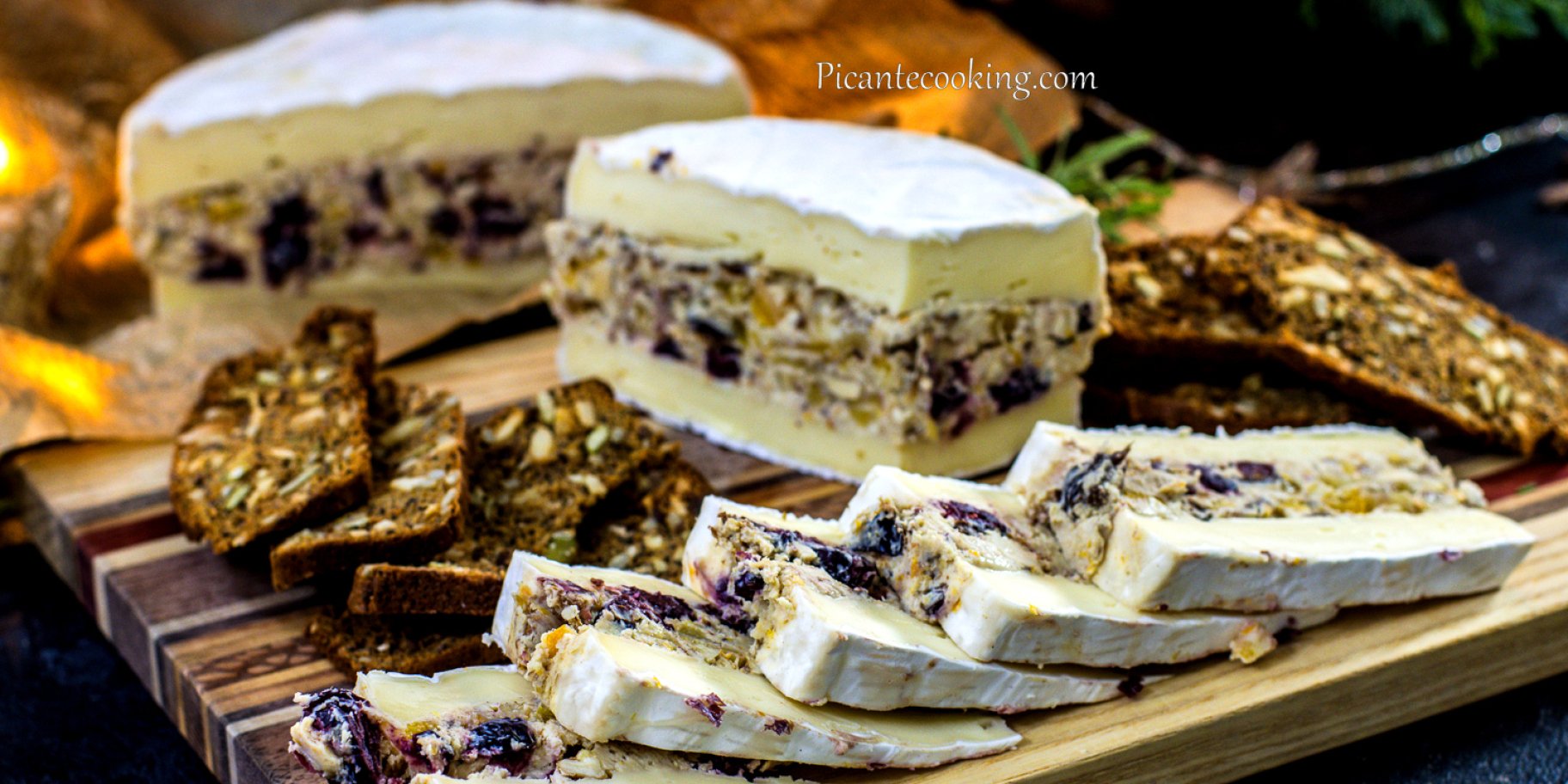 Фарширований сир брі