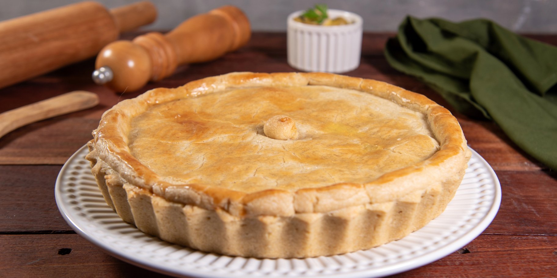 Пісний цибулевий пиріг