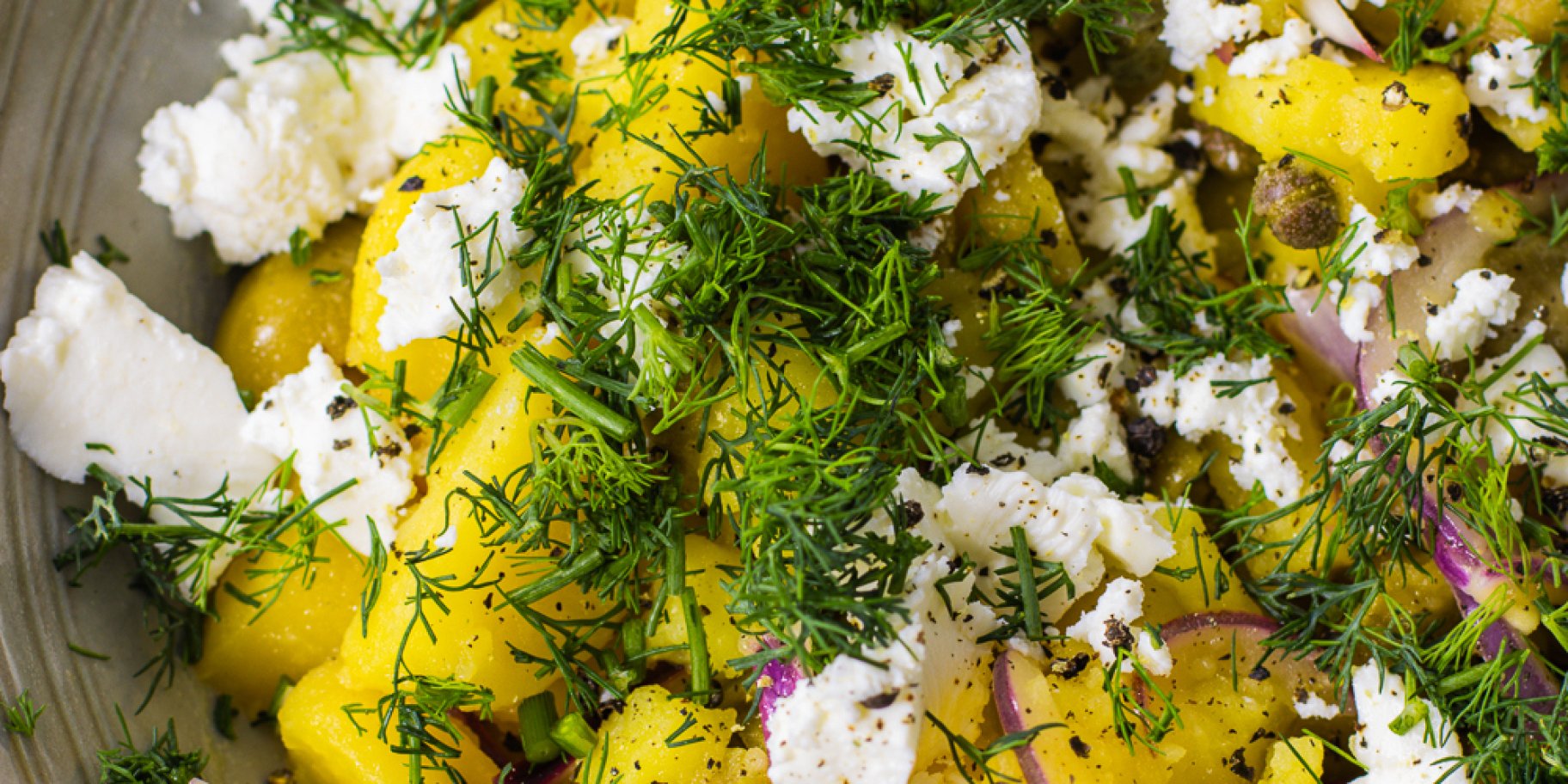 Грецький картопляний салат