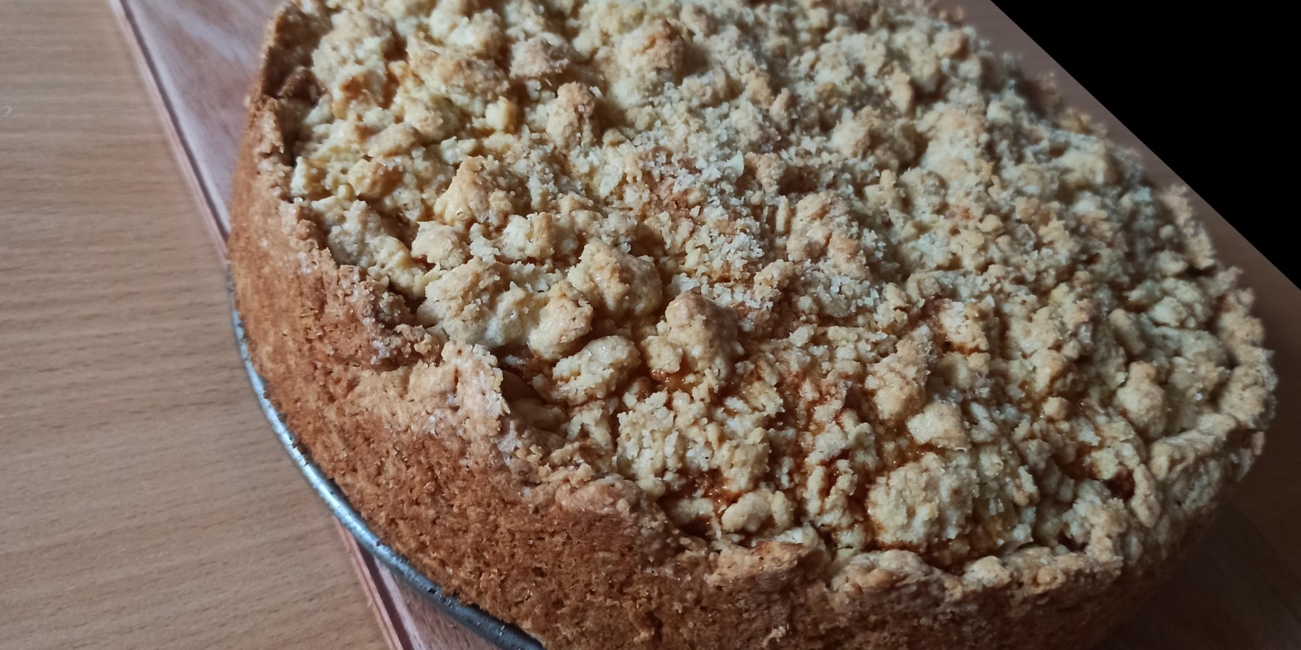 Яблучний пиріг на пісочному тісті