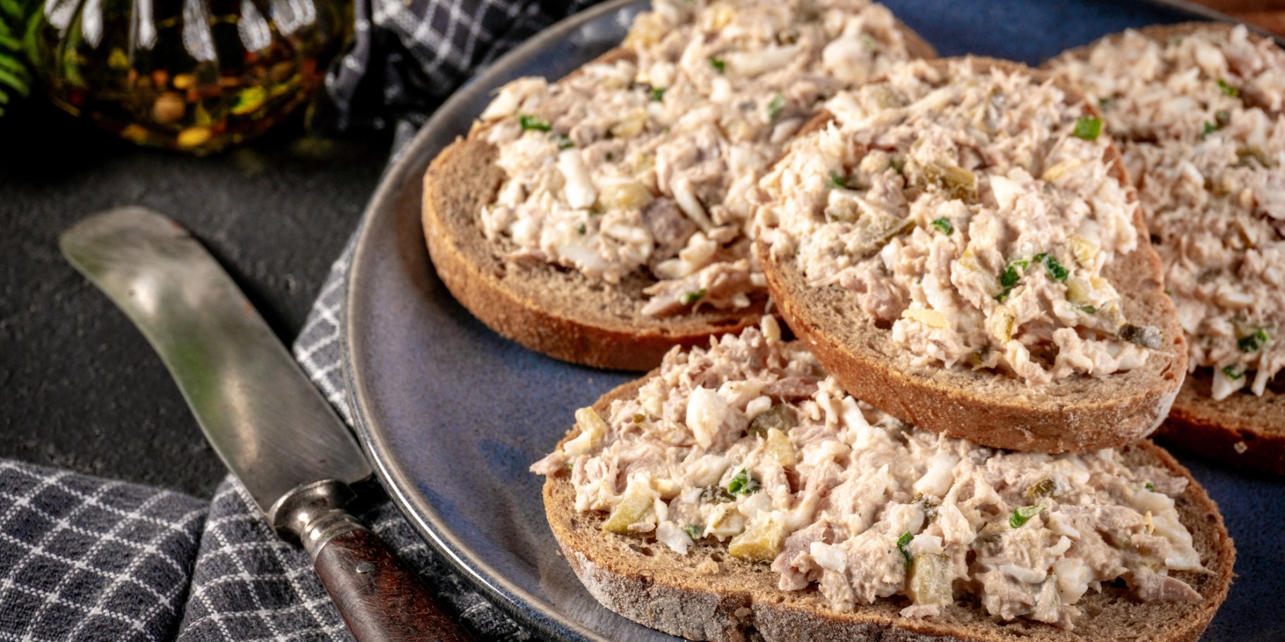 Бутербродна паста з тунця та овочів