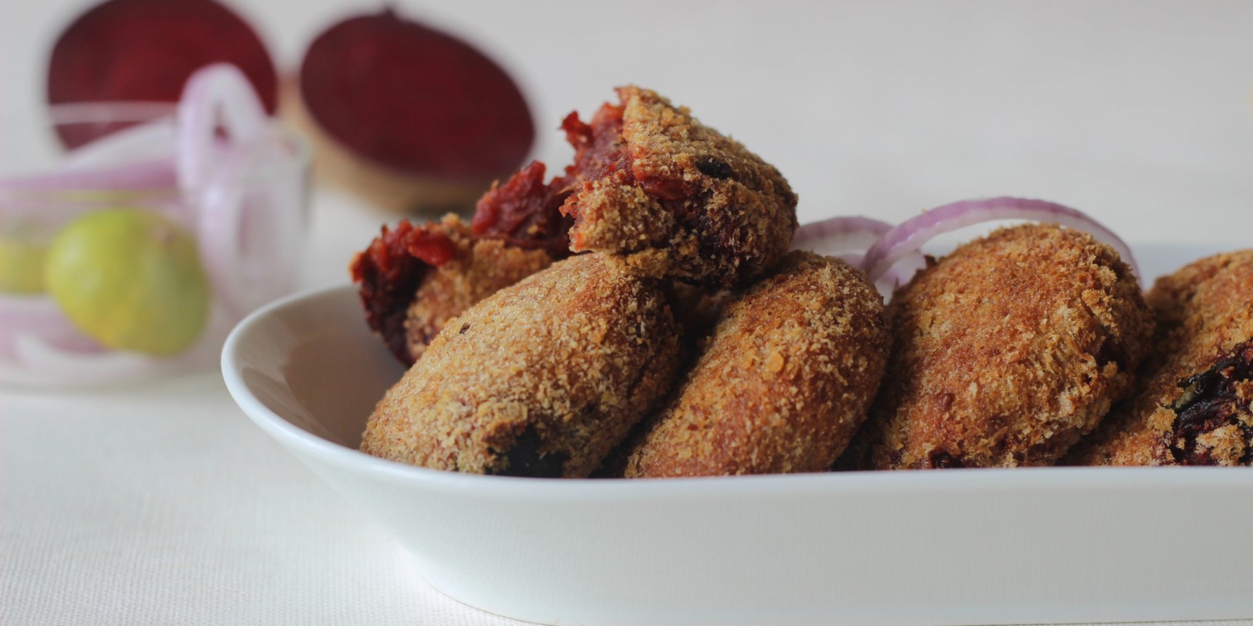 Бурякові котлети з фаршем