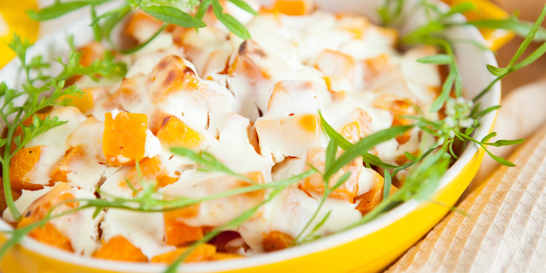 Запечений гарбуз з яблуками