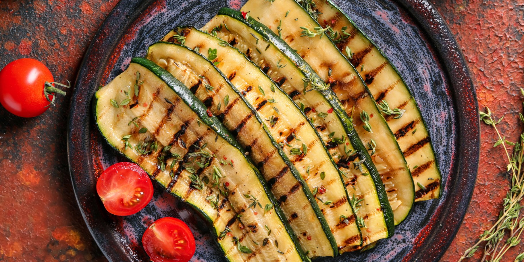 Кабачки з місо-глазур'ю