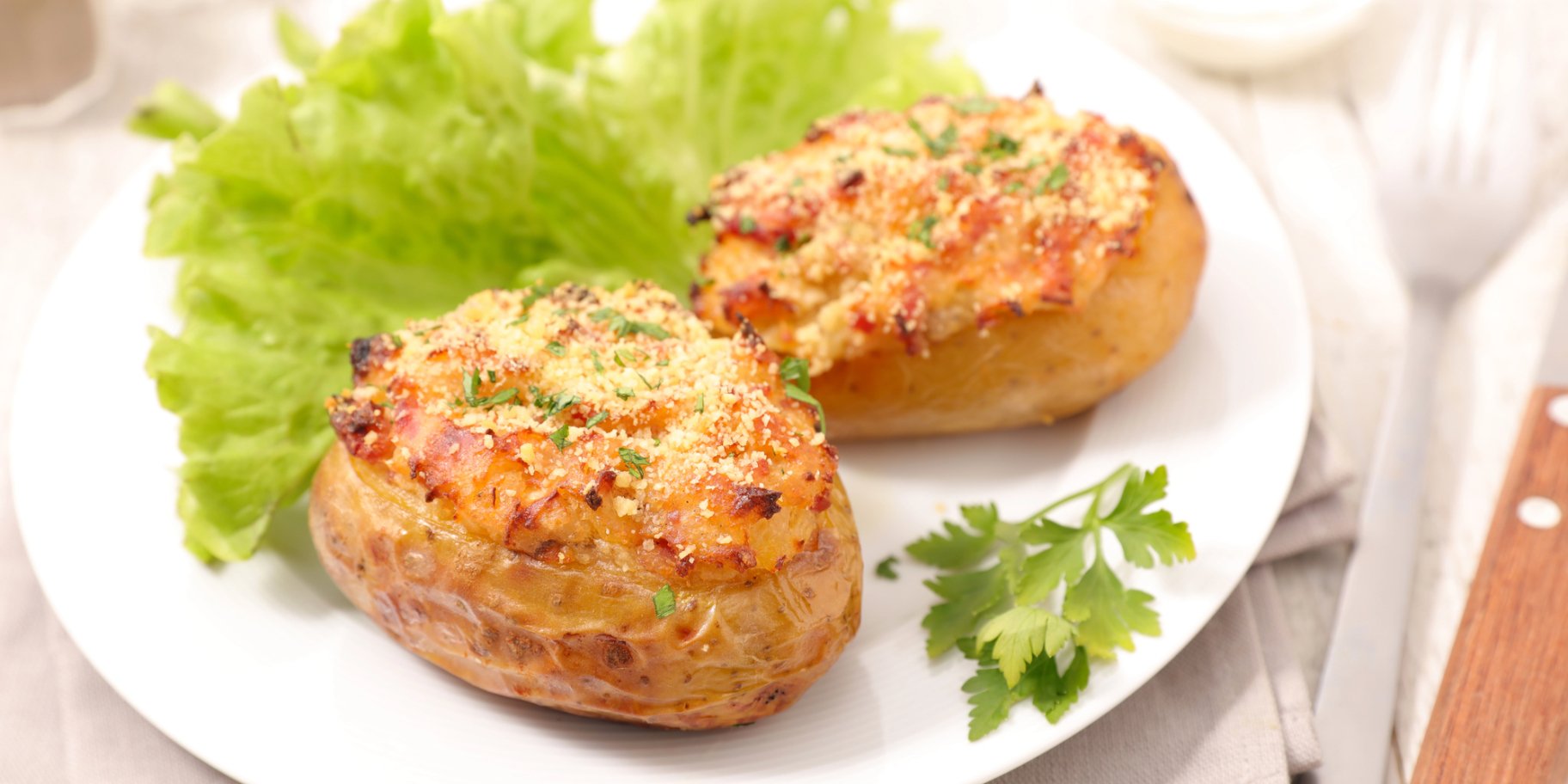 Фарширована сиром картопля