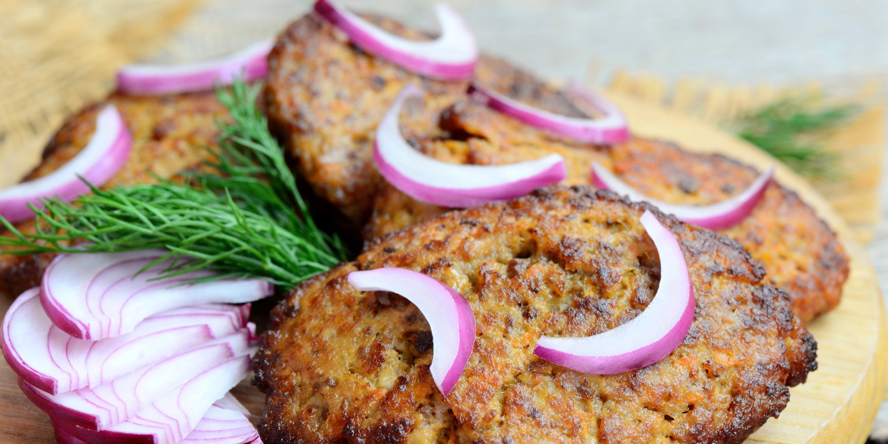 Печінкові котлети із засмажкою