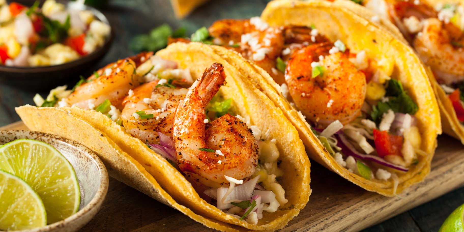 Тако з креветками