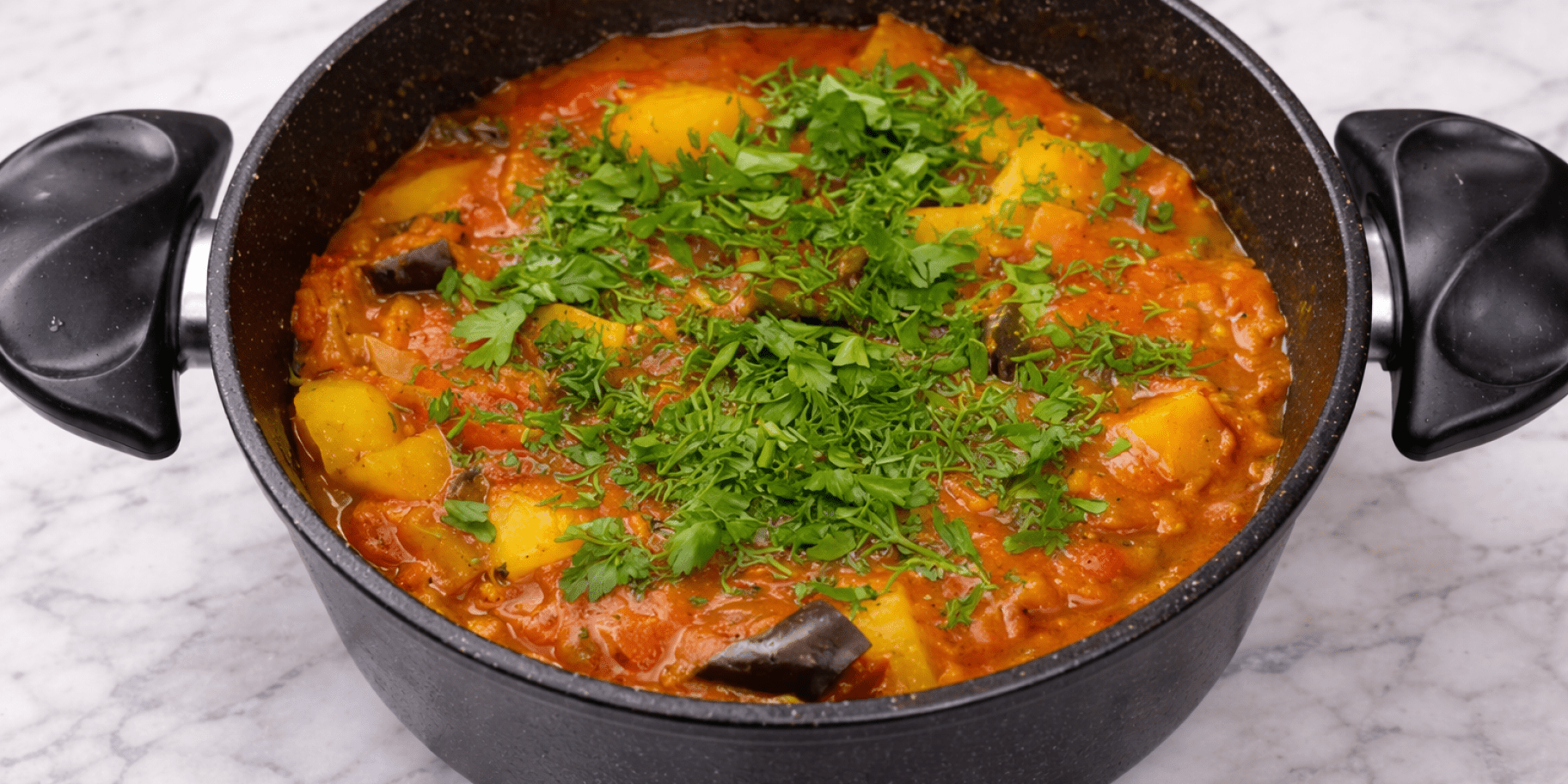 Рагу з кабачками та баклажанами