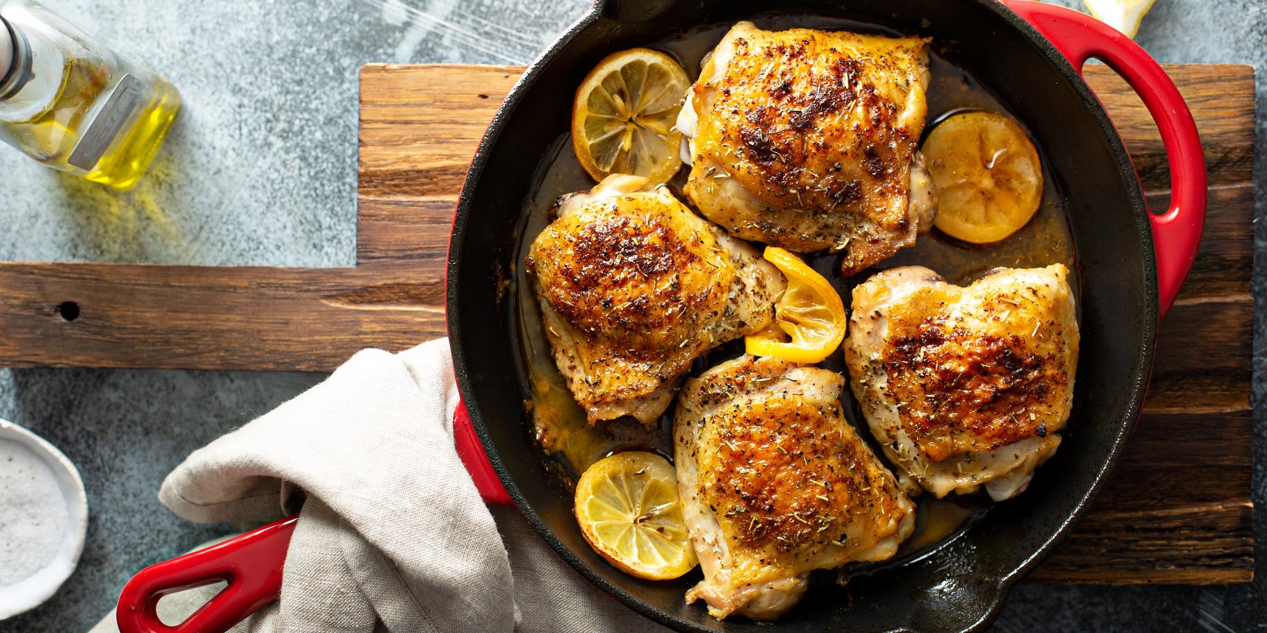 Курячі стегна з мандаринами