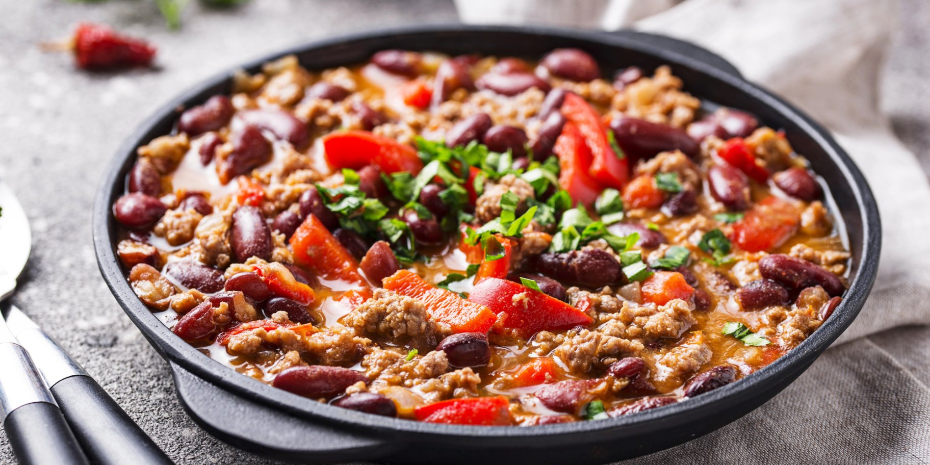 Фарш з квасолею