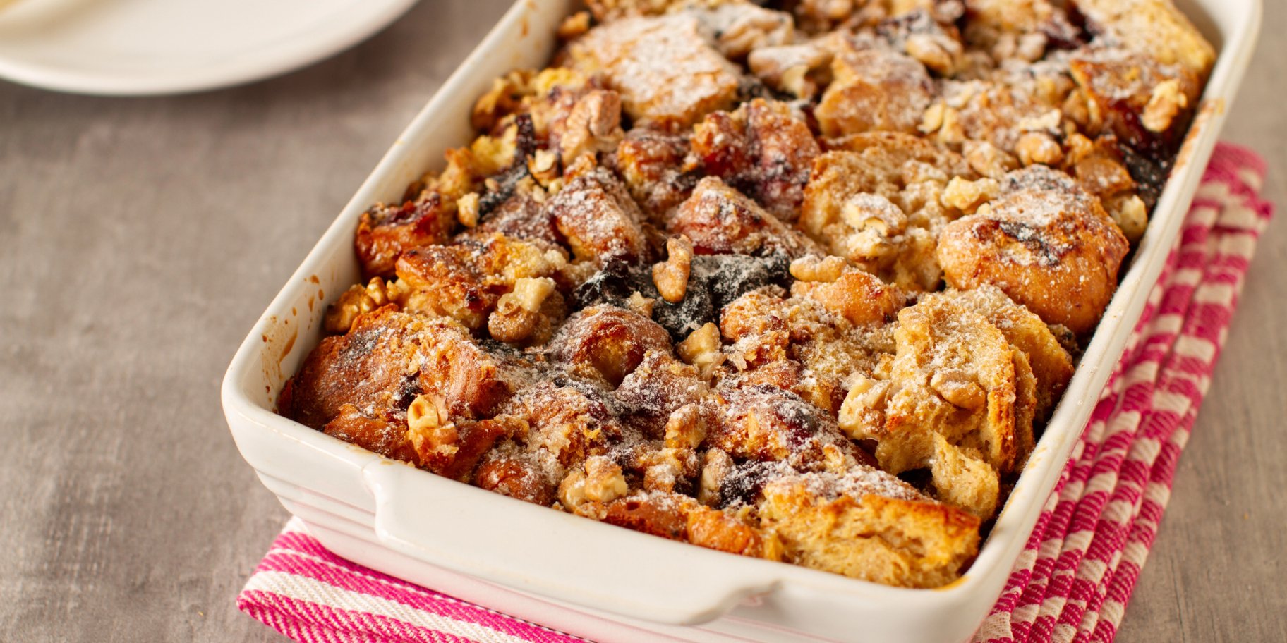 Вишнево-хлібна запіканка