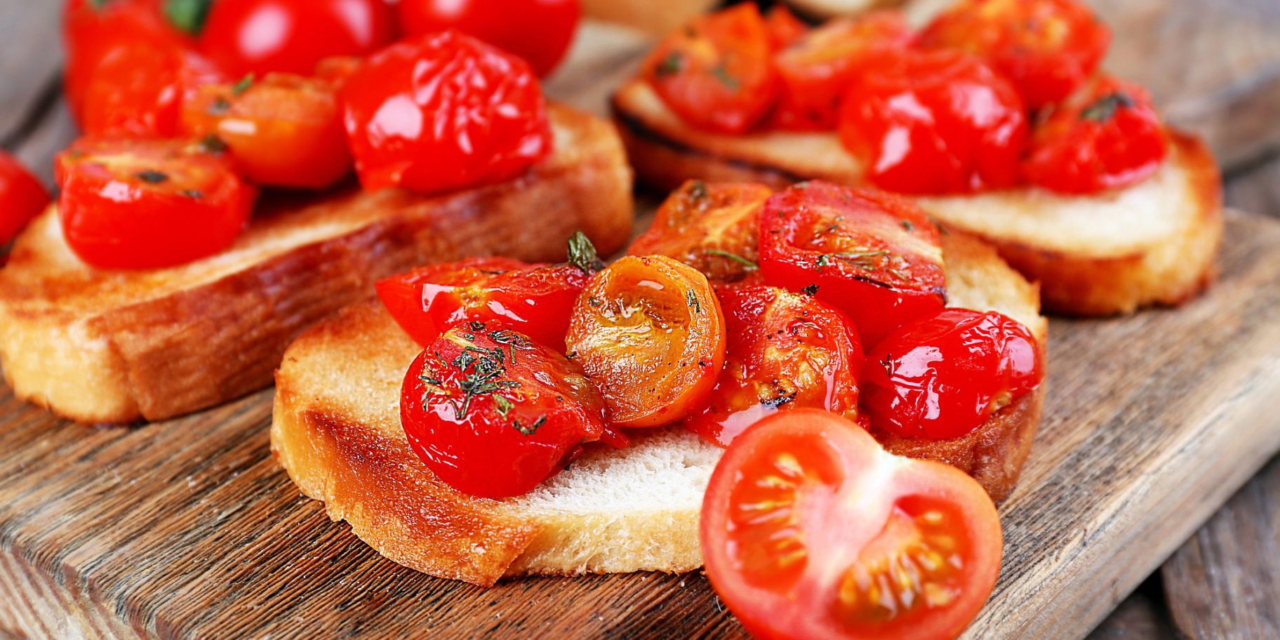 Хлеб с томатами