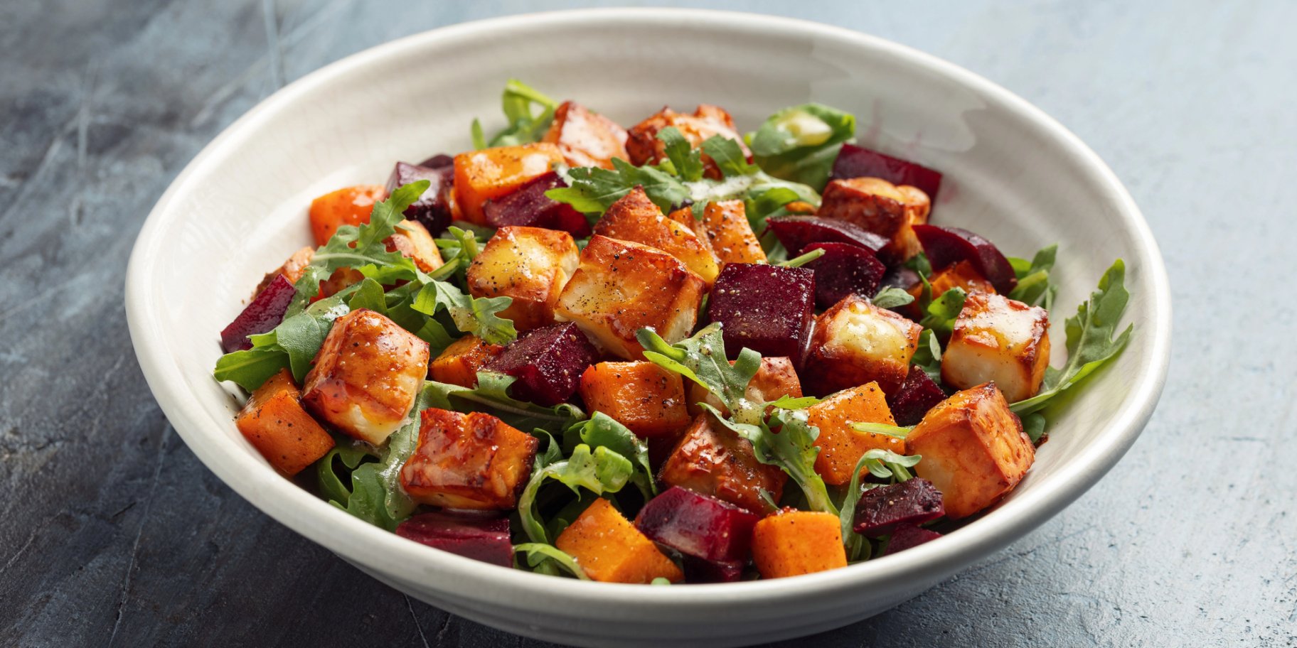 Італійський салат з гарбузом і буряком