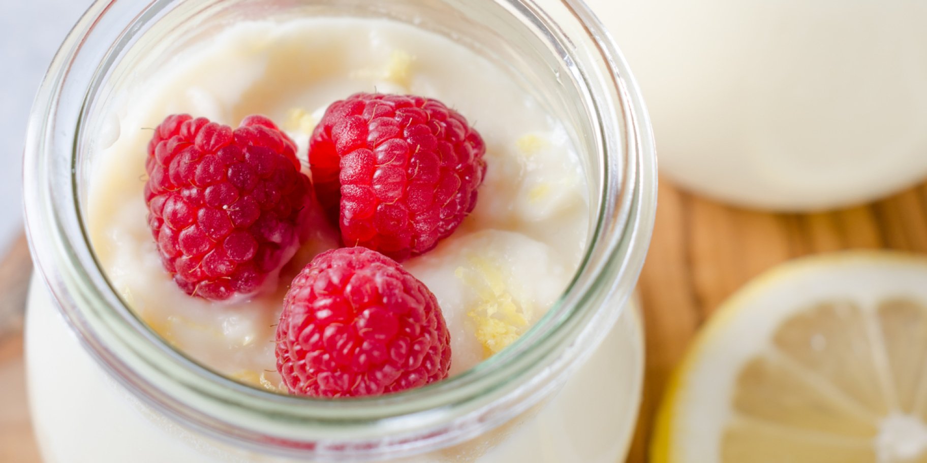 Ванильный курд с малиной