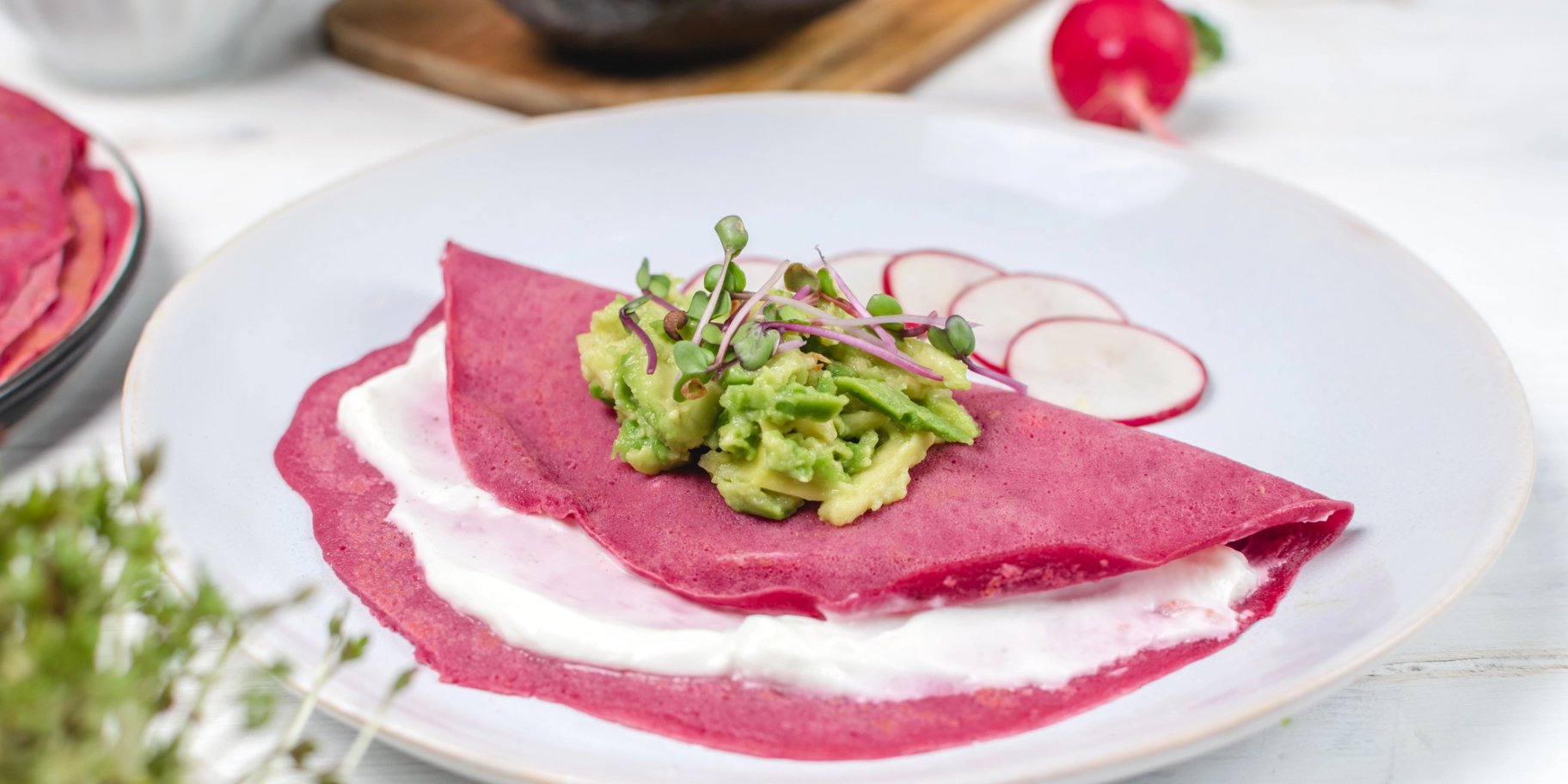 Млинці на червоному вині