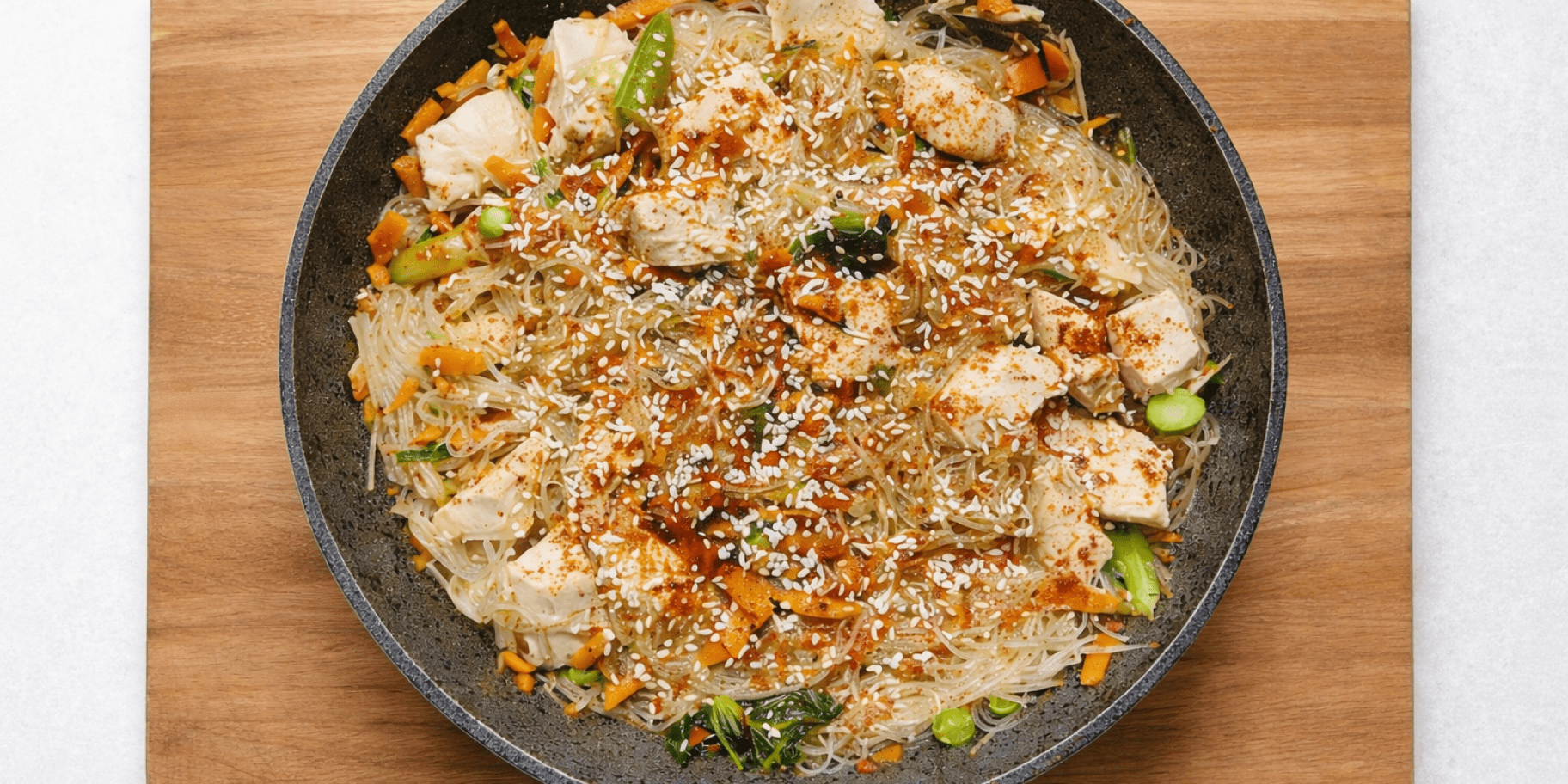 Фунчоза з курячим філе