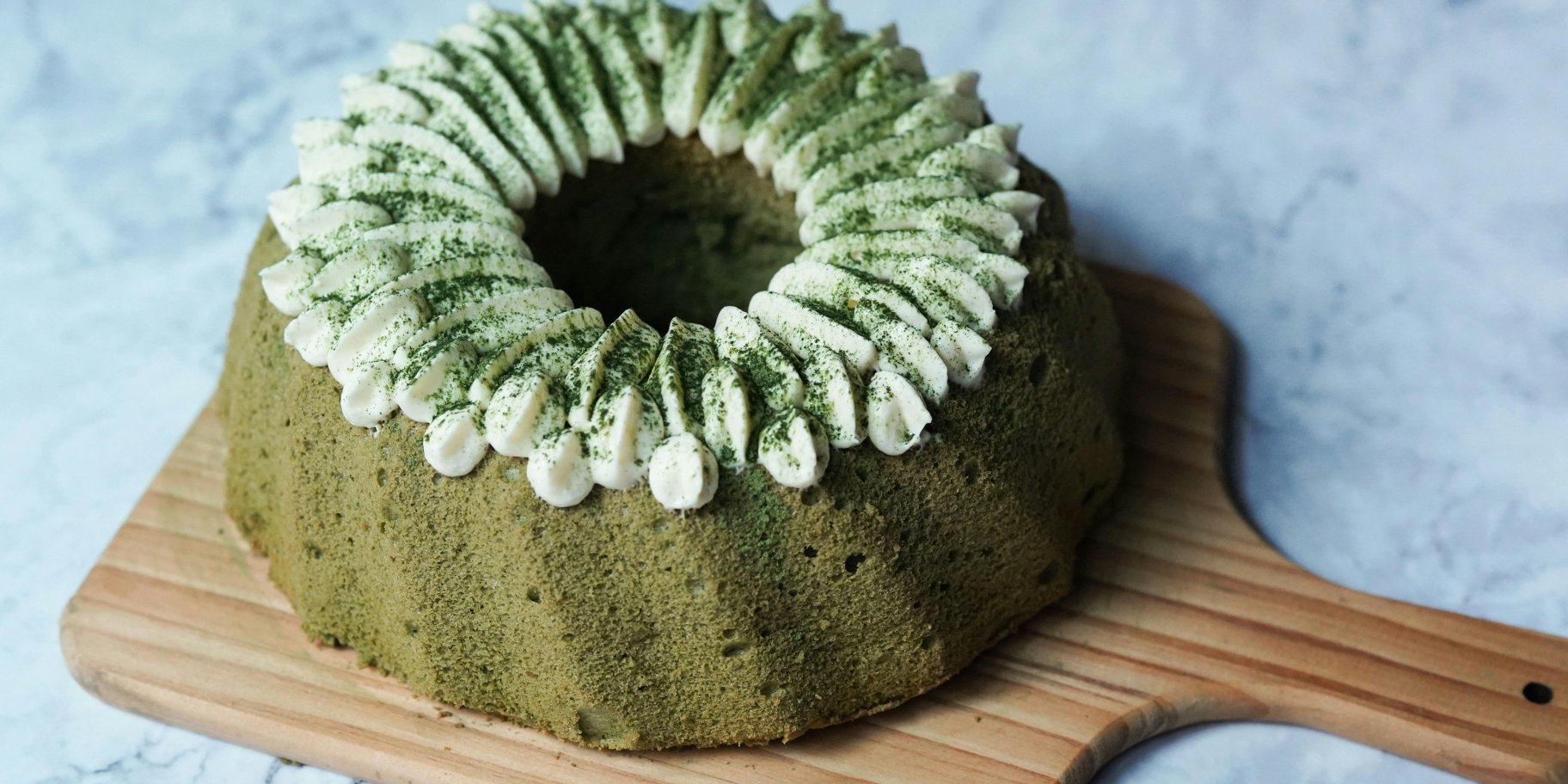 Веганський торт з матчею