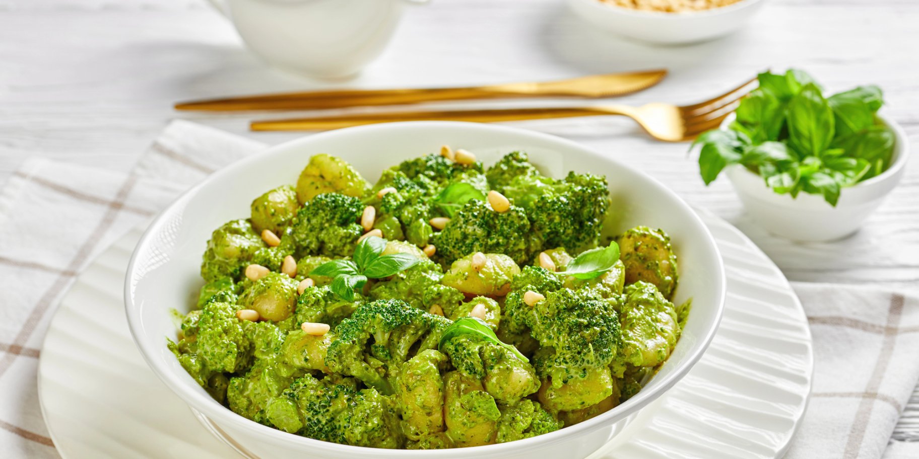 Ньокі з броколі