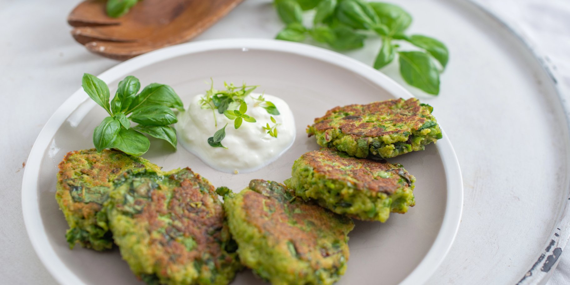 Оладки з горошку