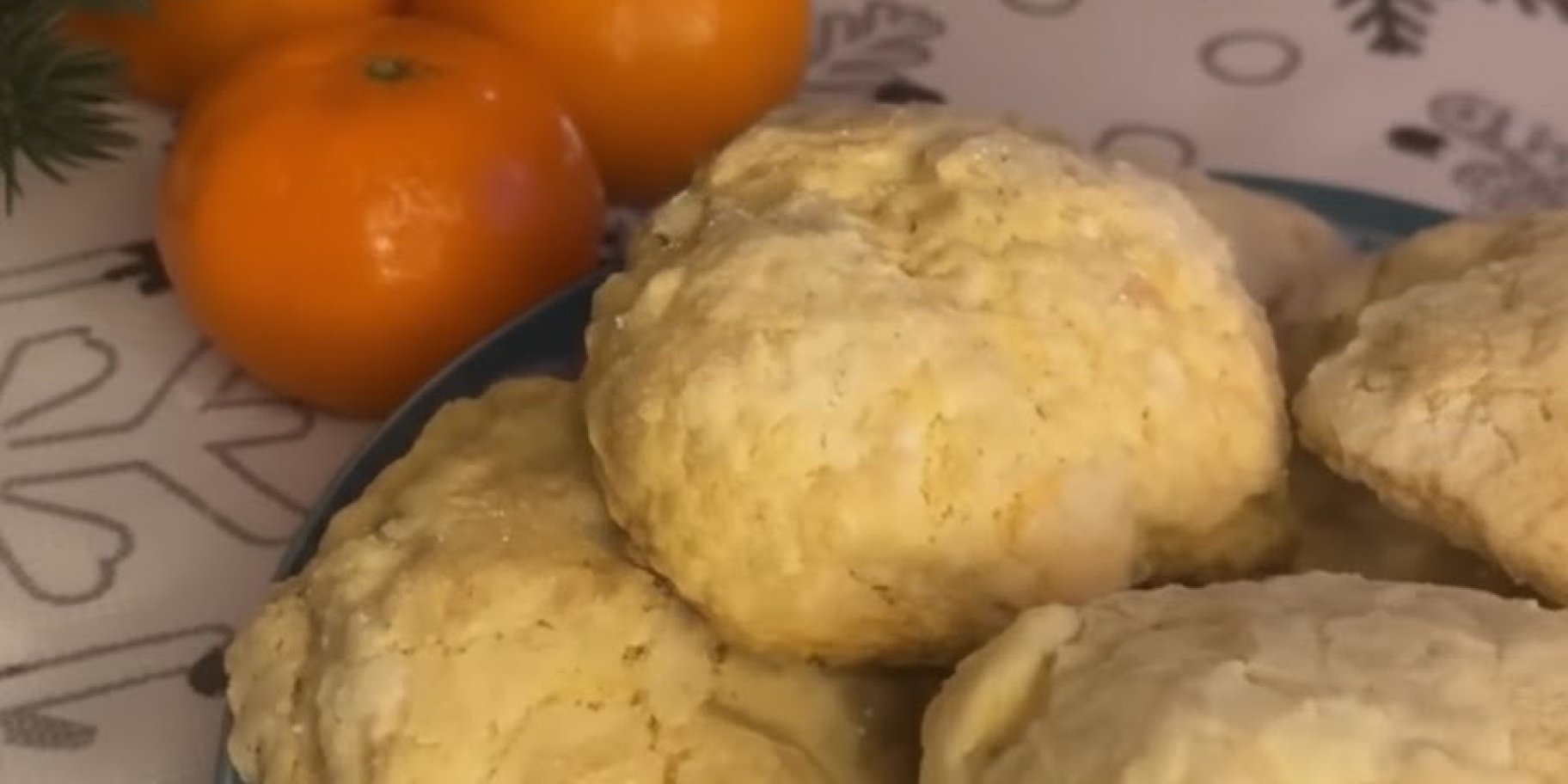 Мандаринове печиво з тріщинами