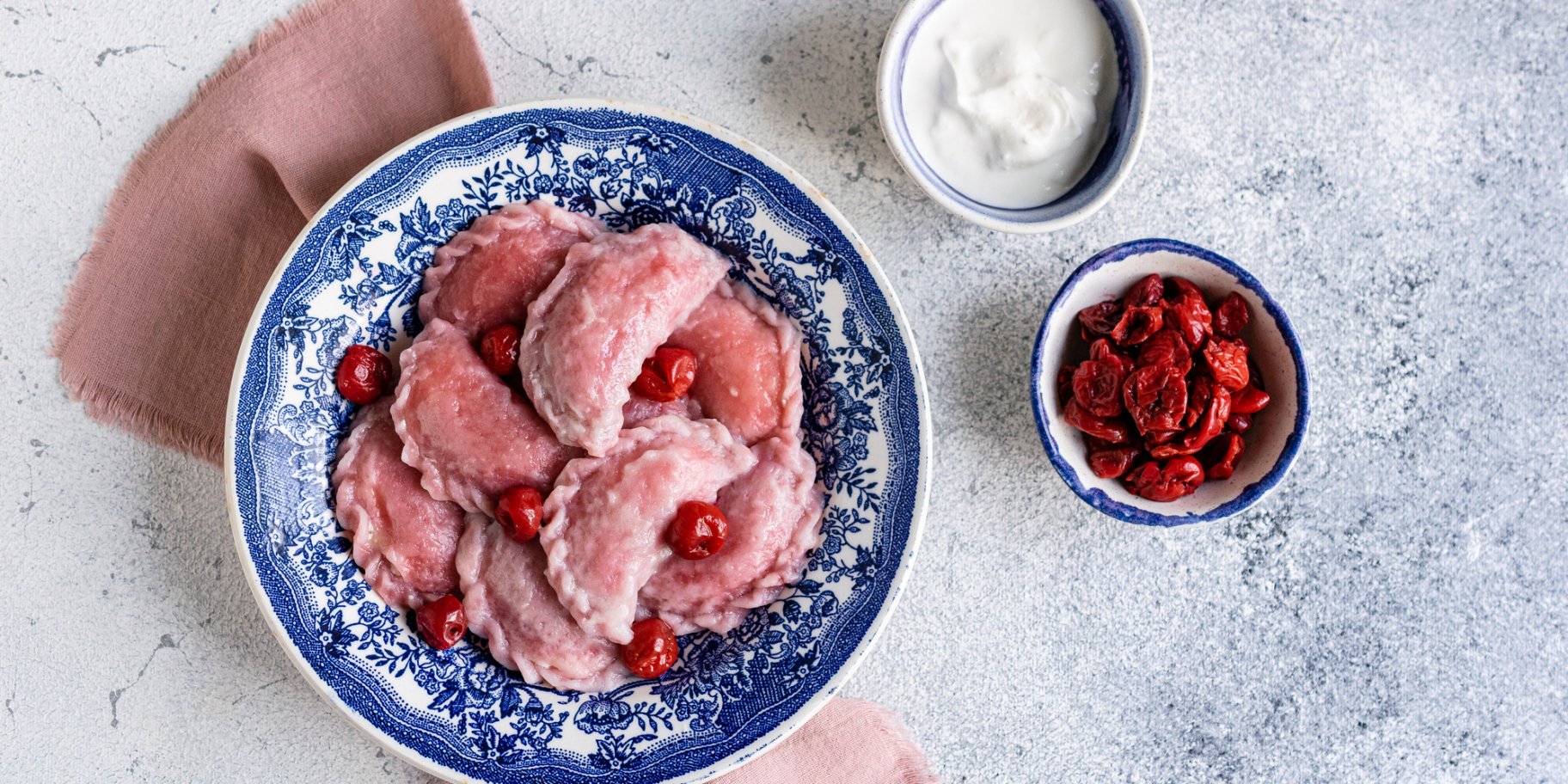 Вареники з вишневого соку