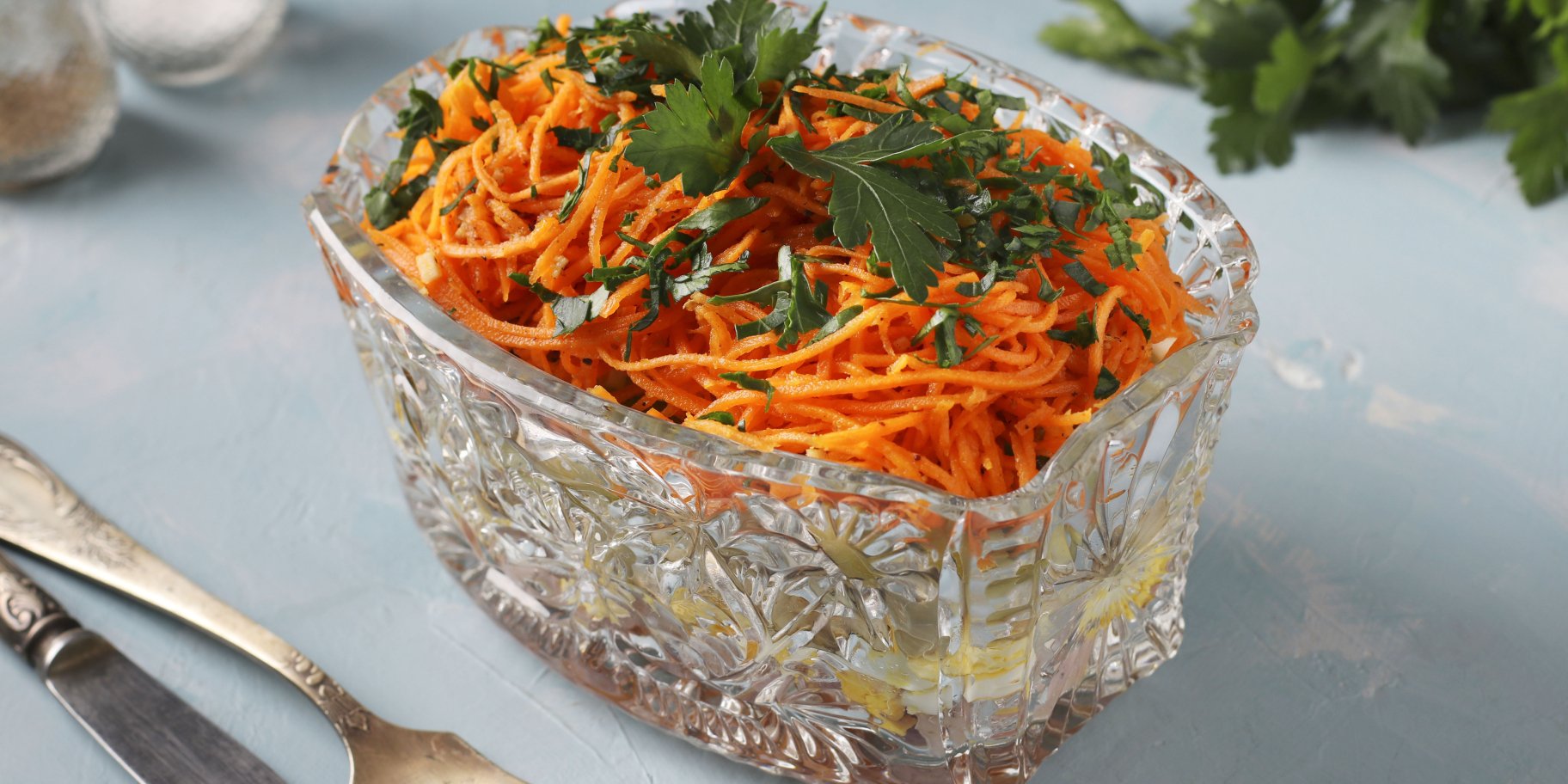 Гострий салат з морквою по-корейськи