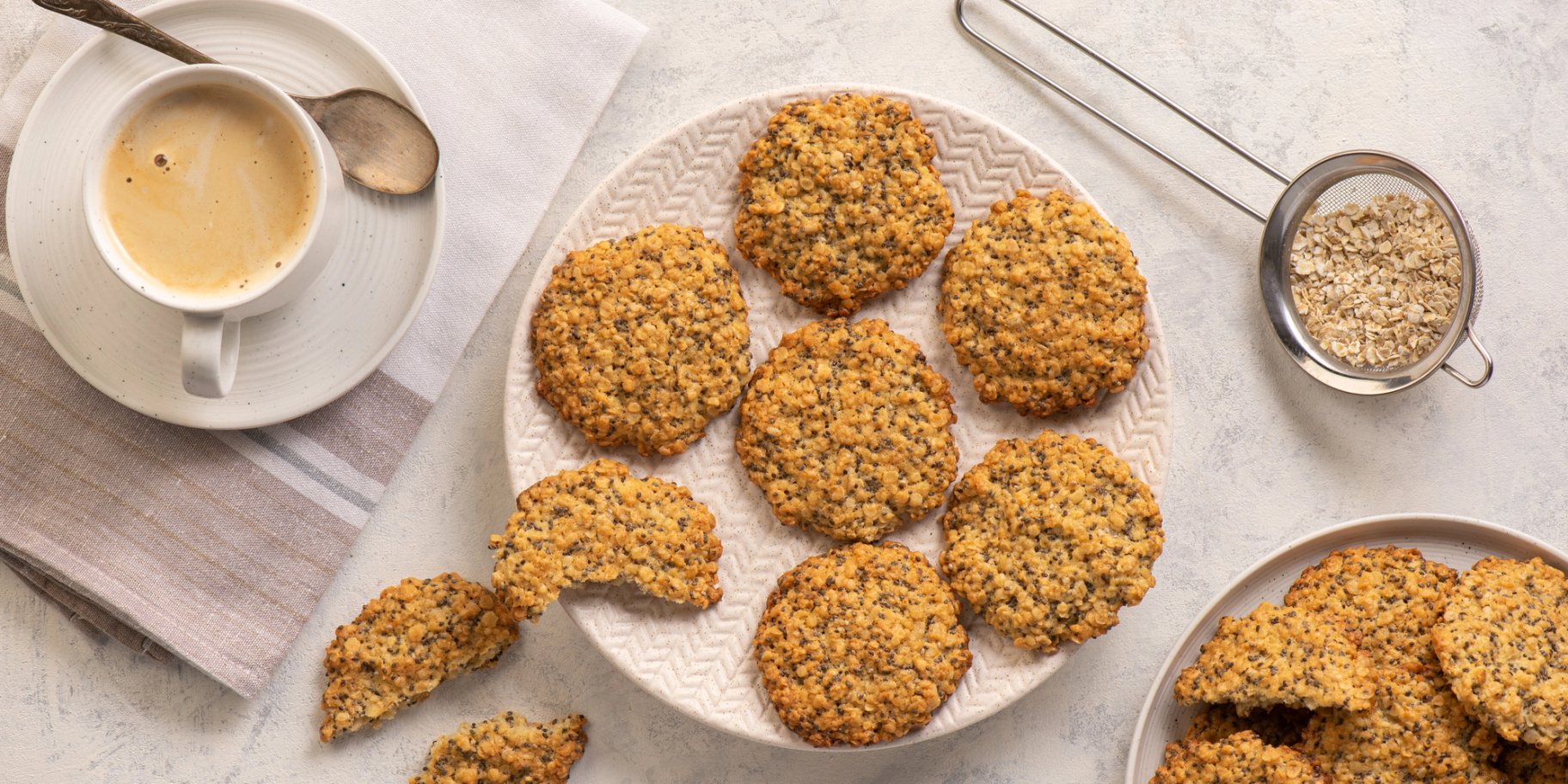 Вівсяне печиво з насінням чіа