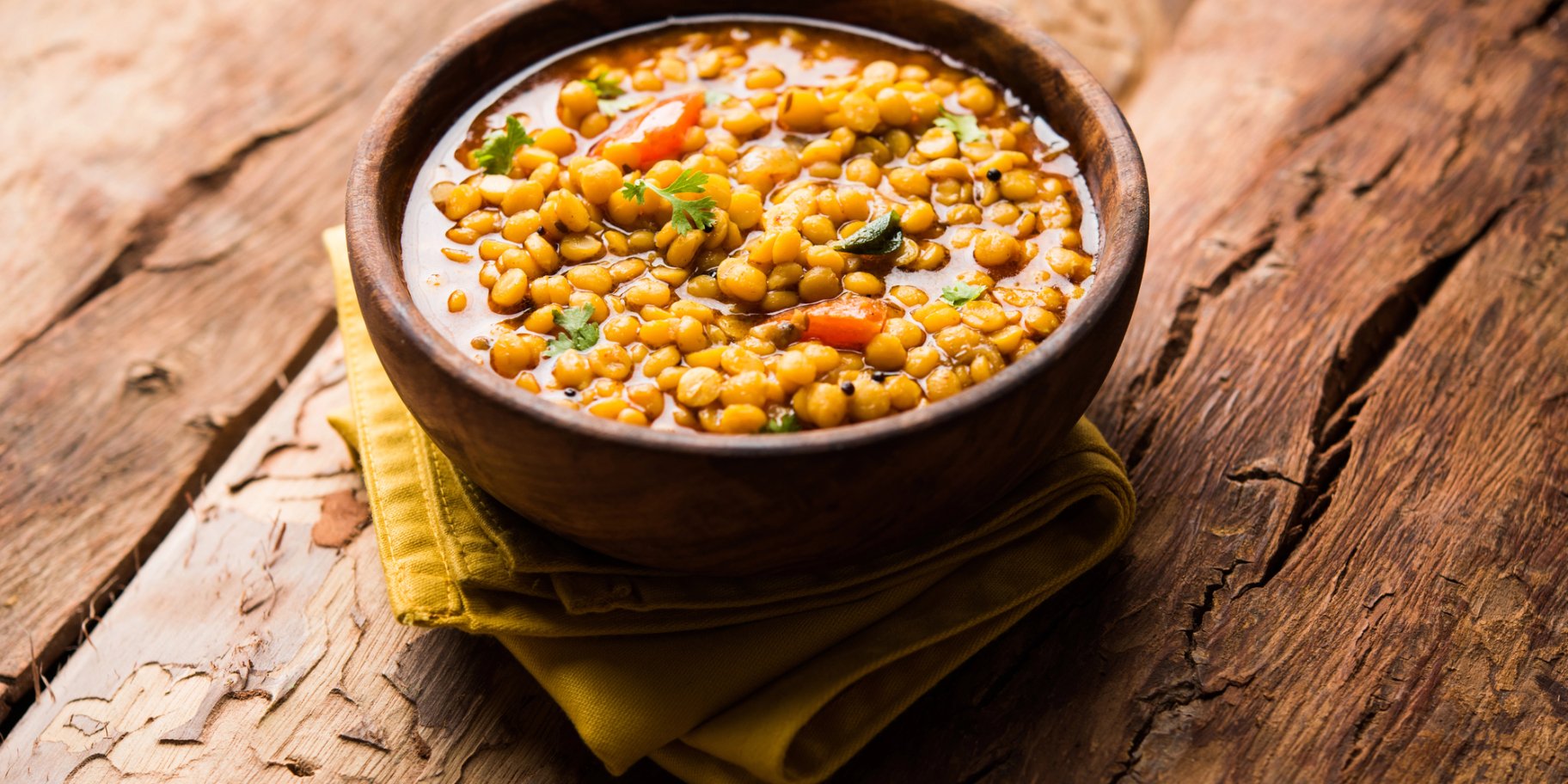 Пісний гороховий суп з перцем