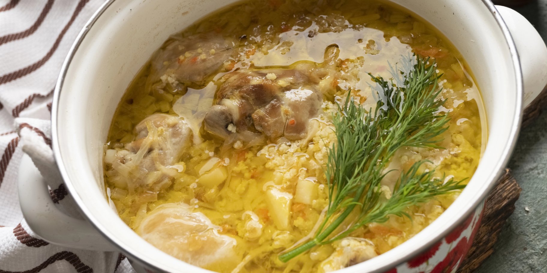 Суп з індички й круп