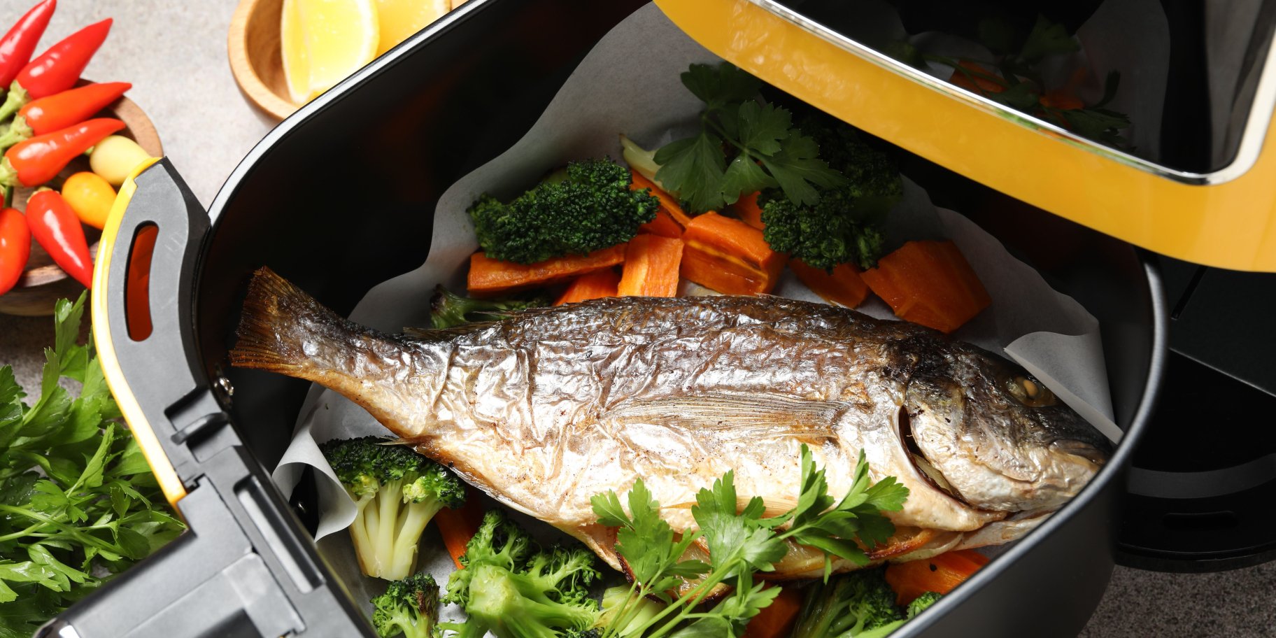 Дорадо в аерогрилі