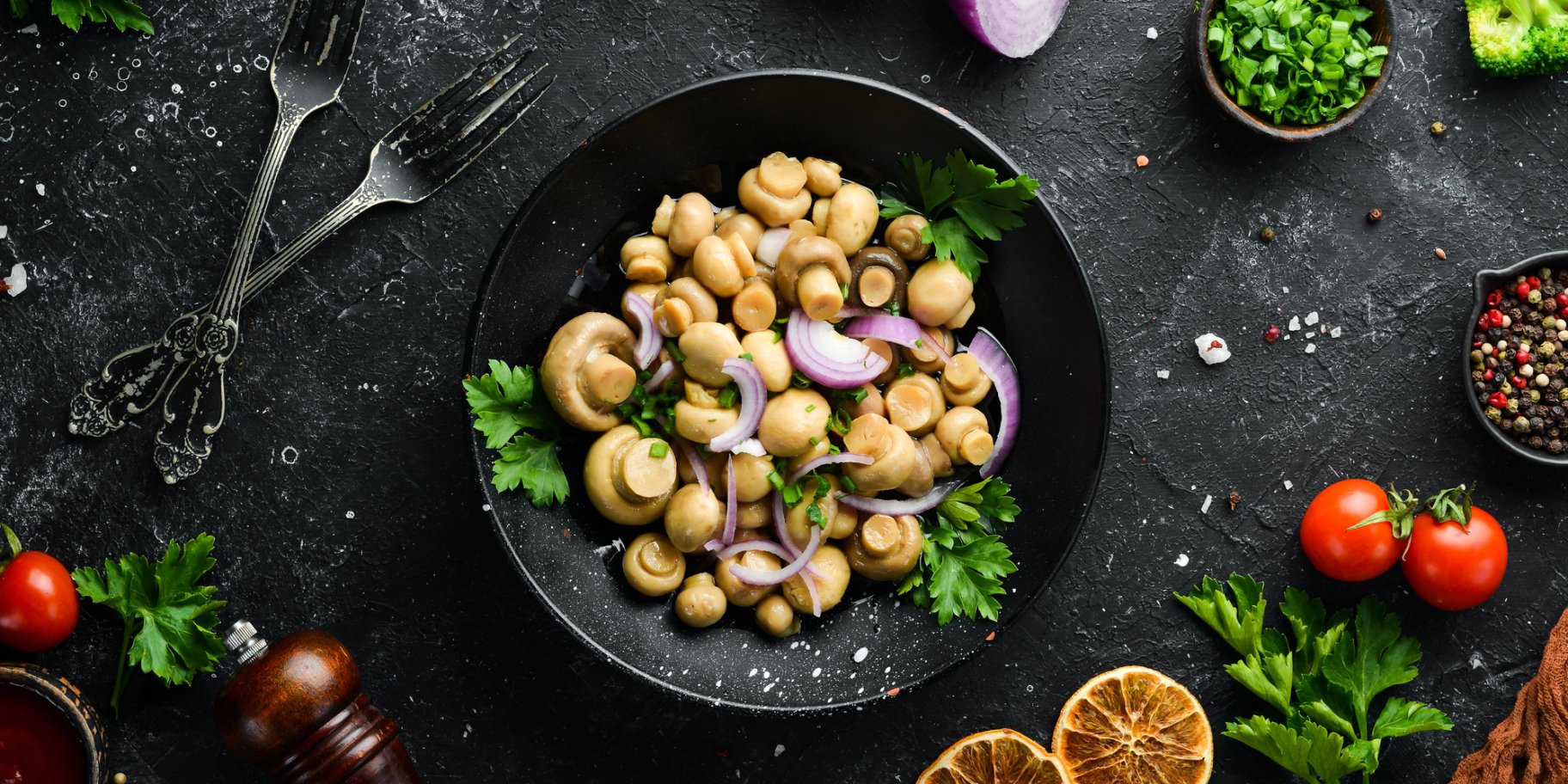 Мариновані печериці з медом