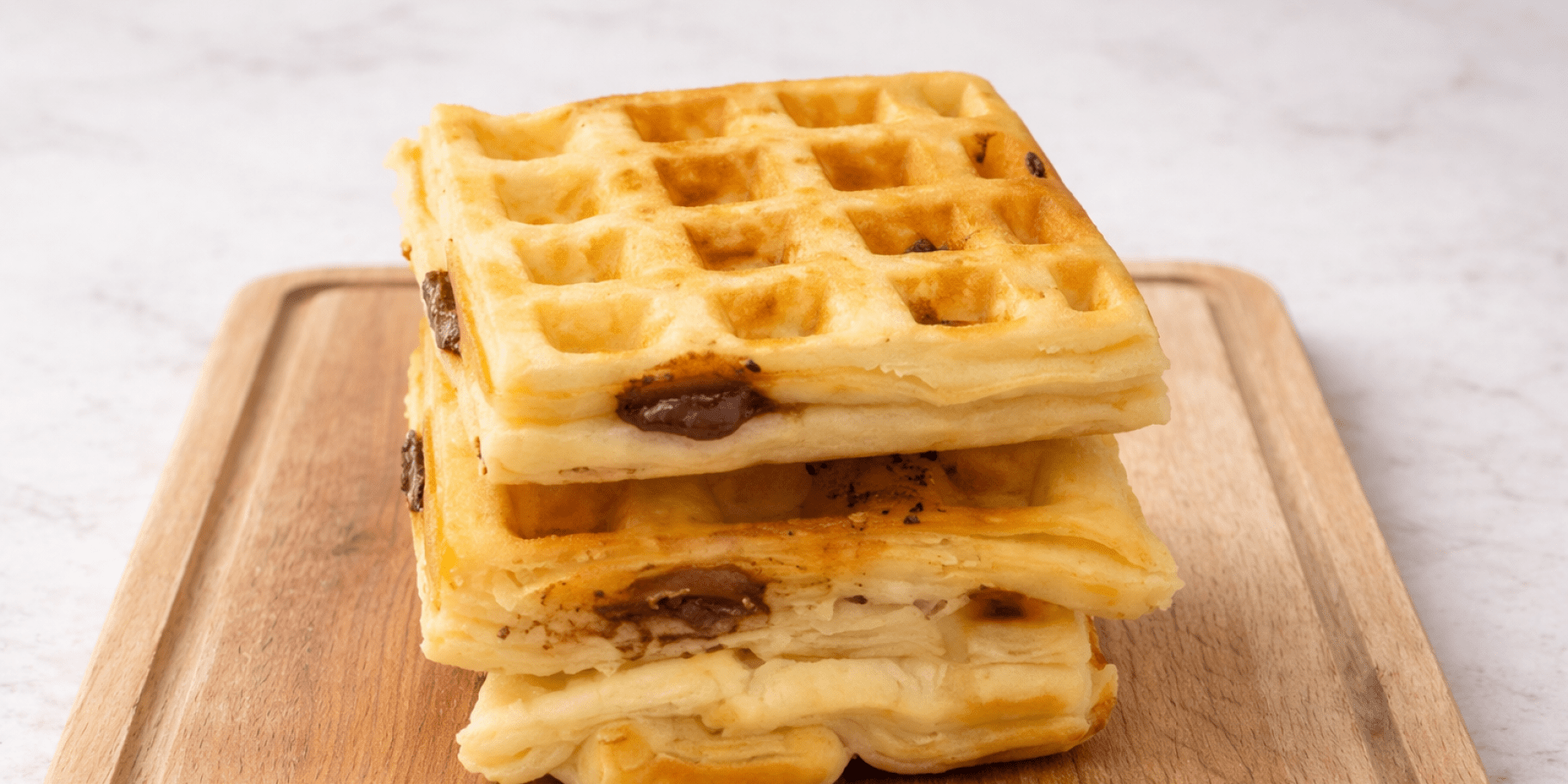 Вафлі з листкового тіста