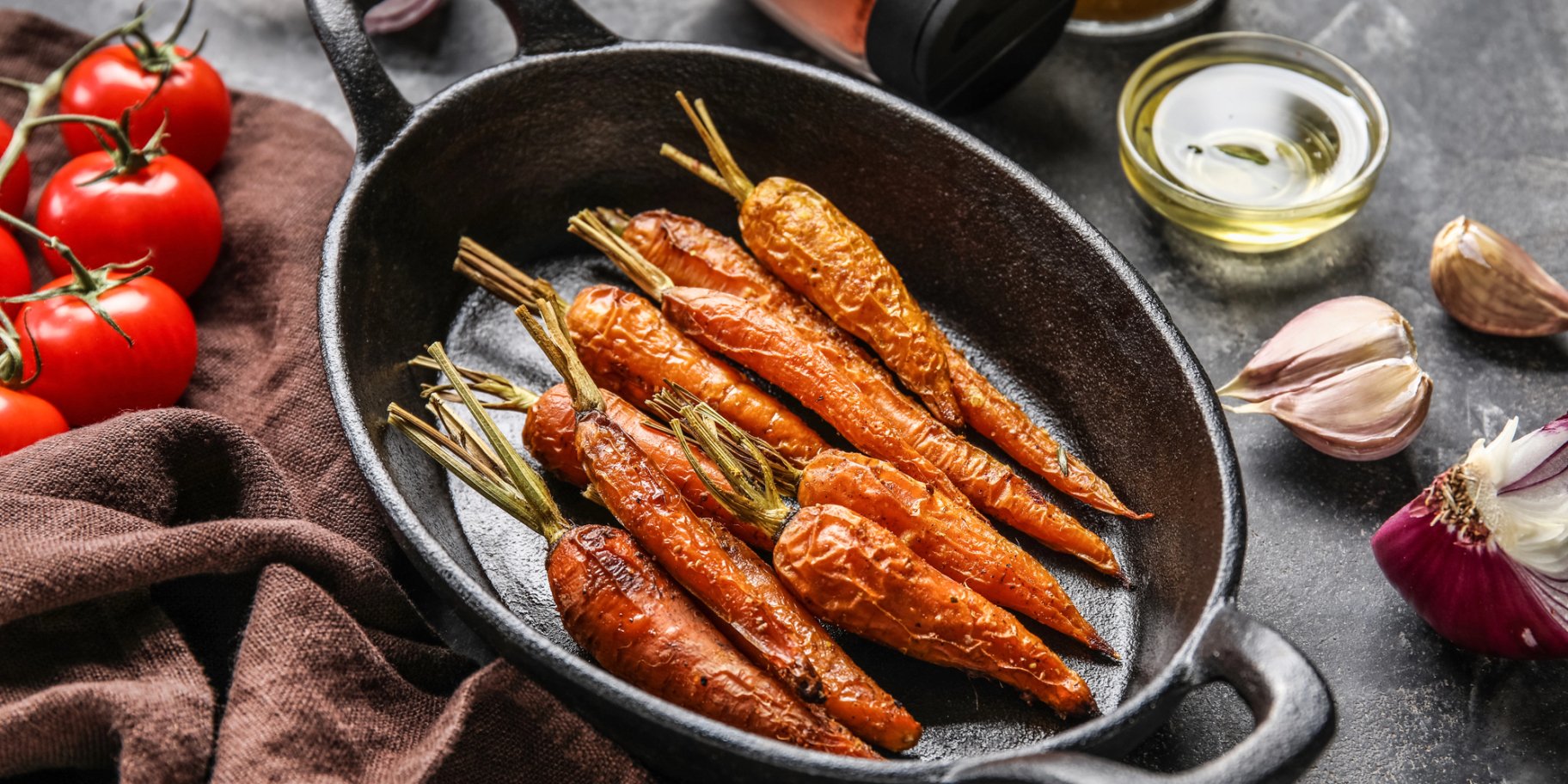 Глазурована морква з медом та чилі