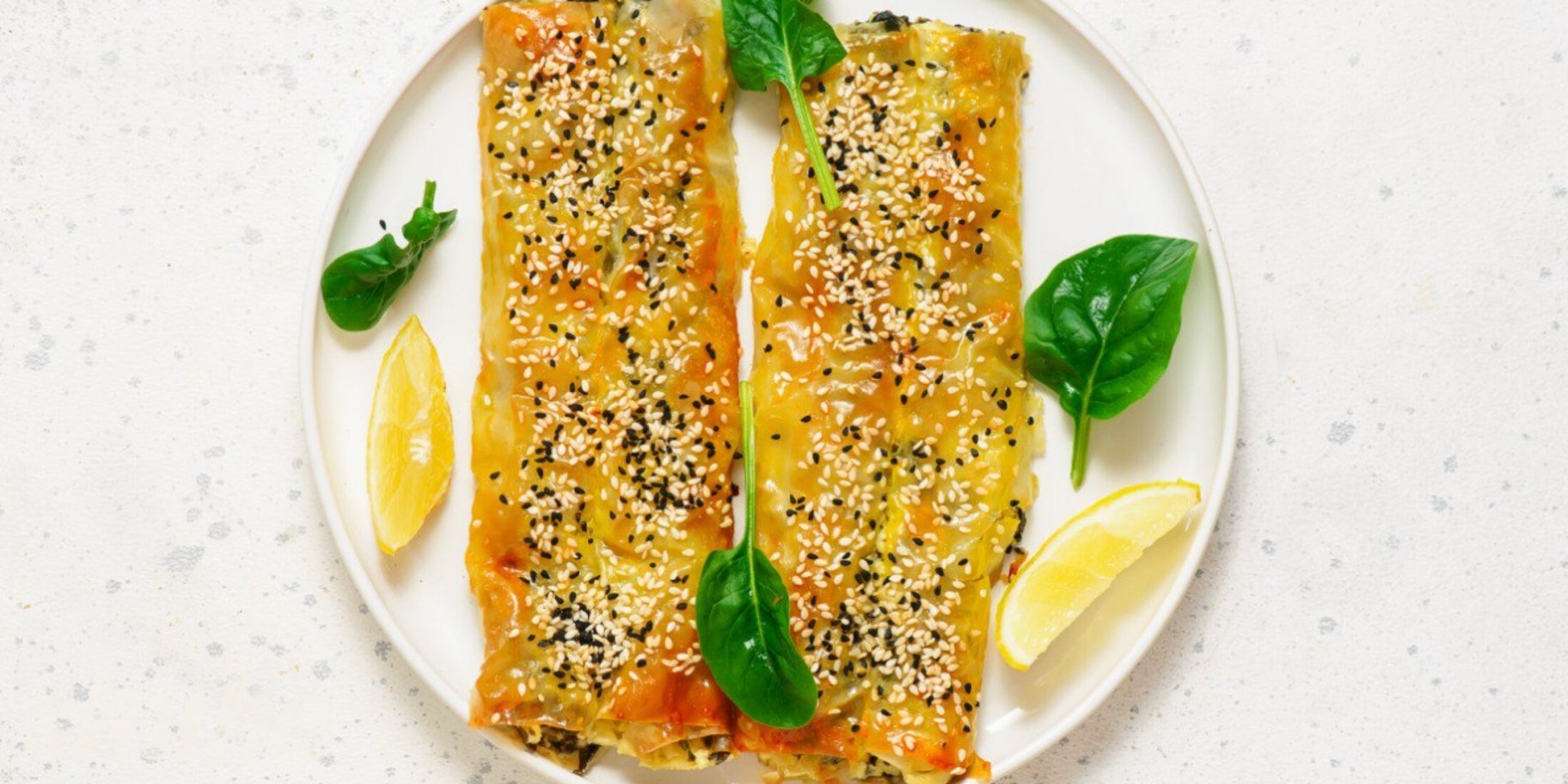 Роліні з сиром і шпинатом