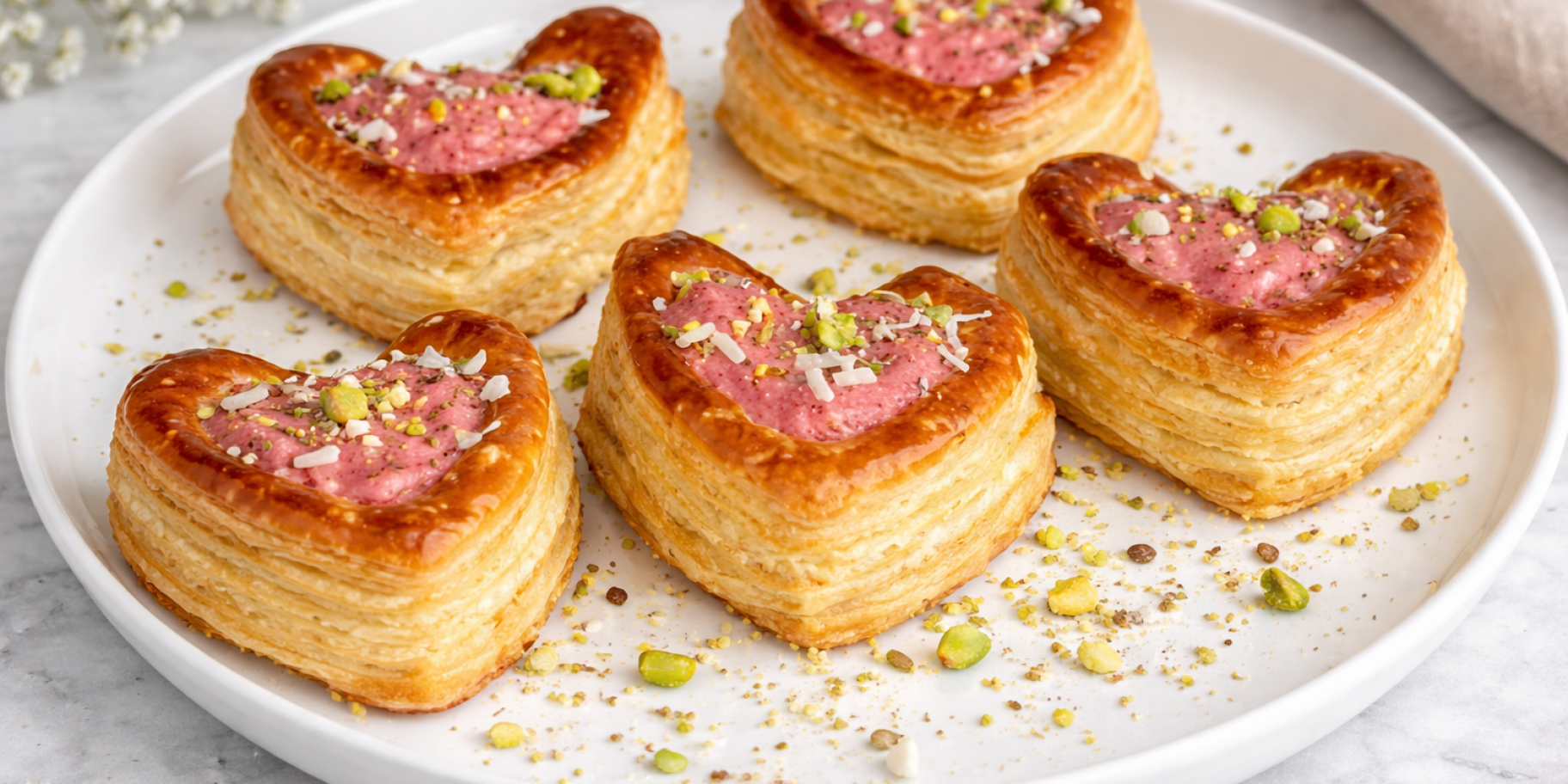 Тістечка з листкового тіста