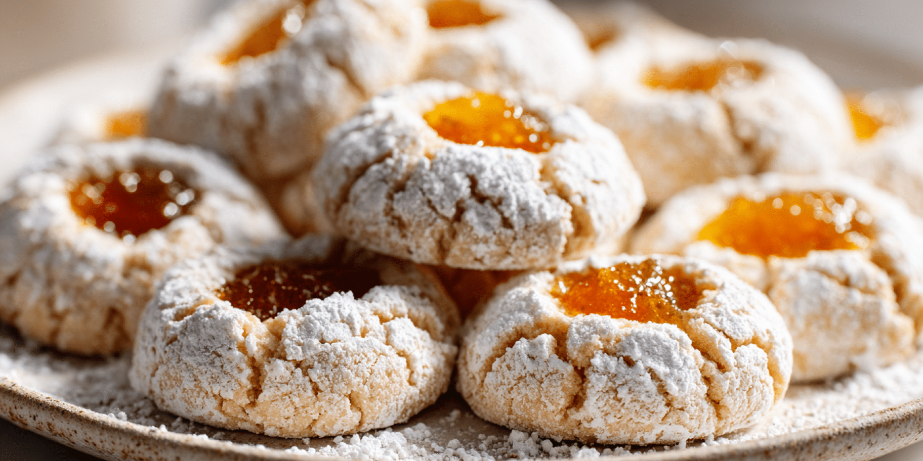 Апельсинове печиво з джемом