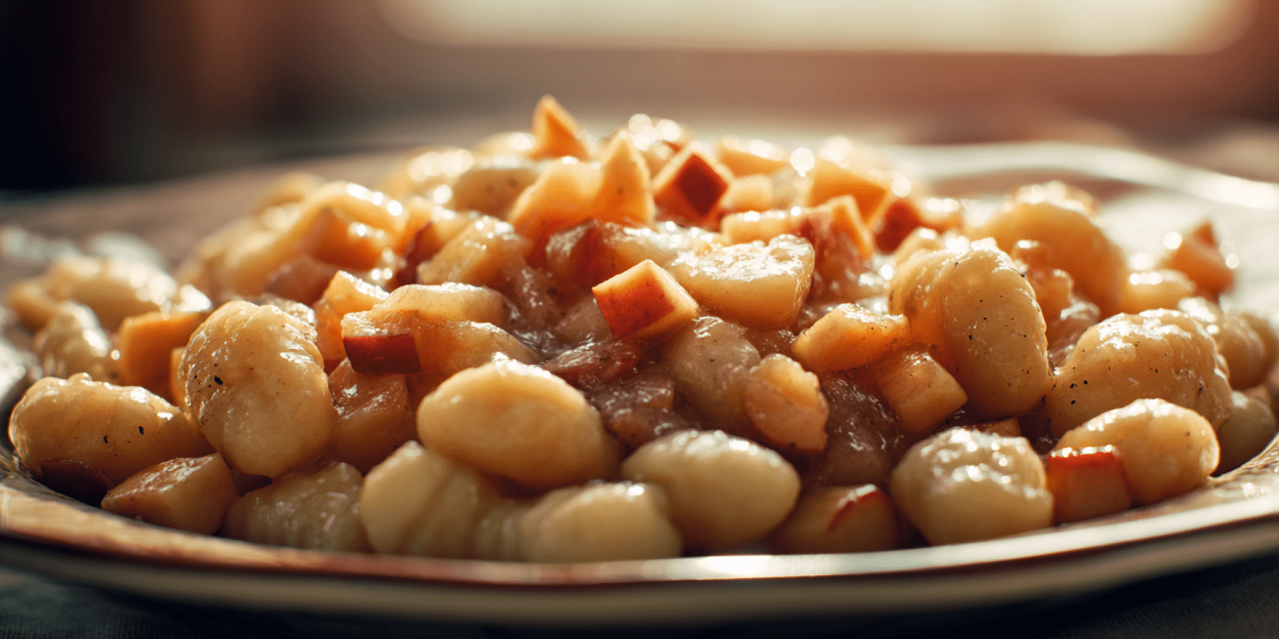 Яблучні галушки