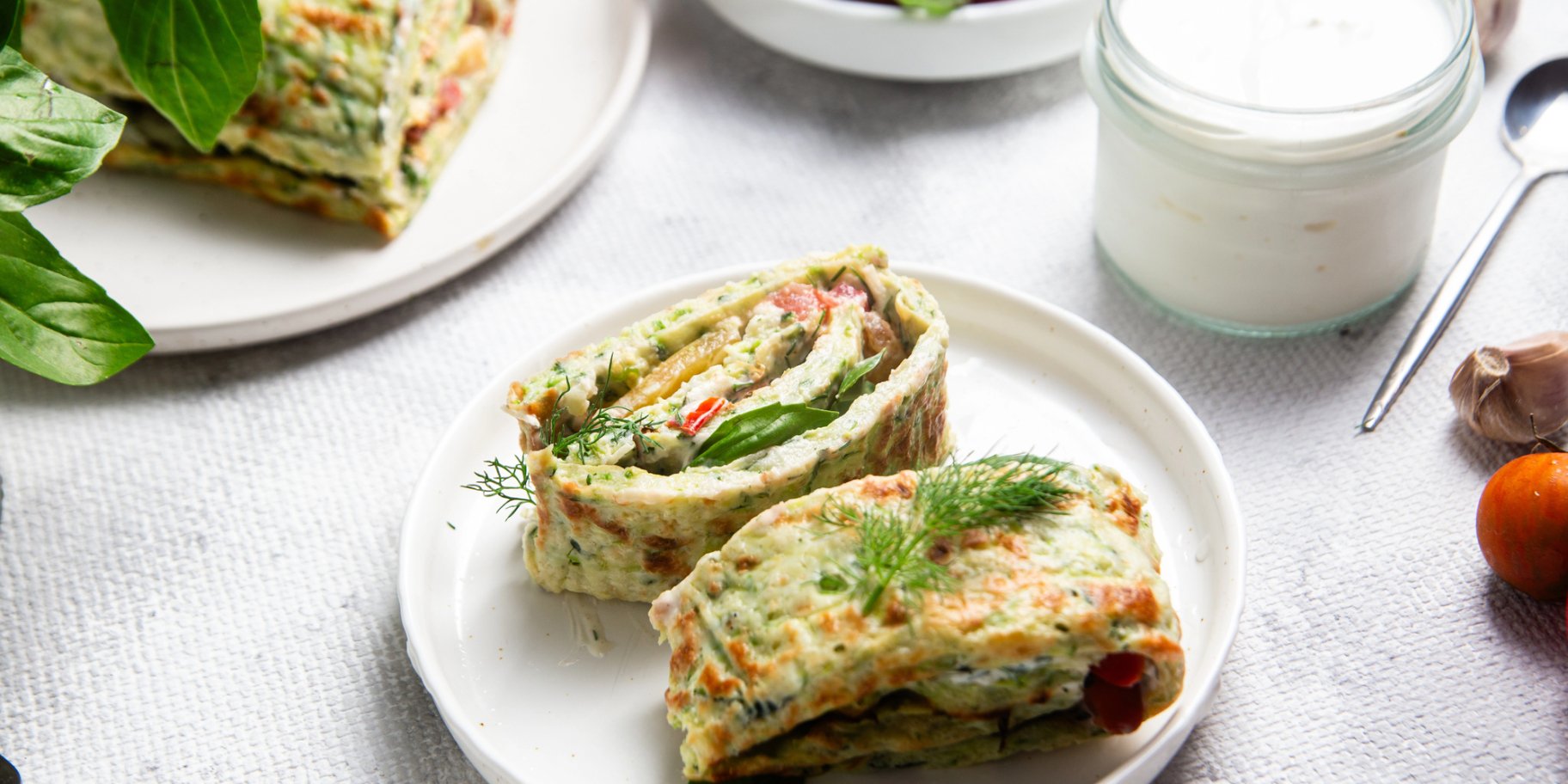 Овочевий рулет із моркви, картоплі й огірка