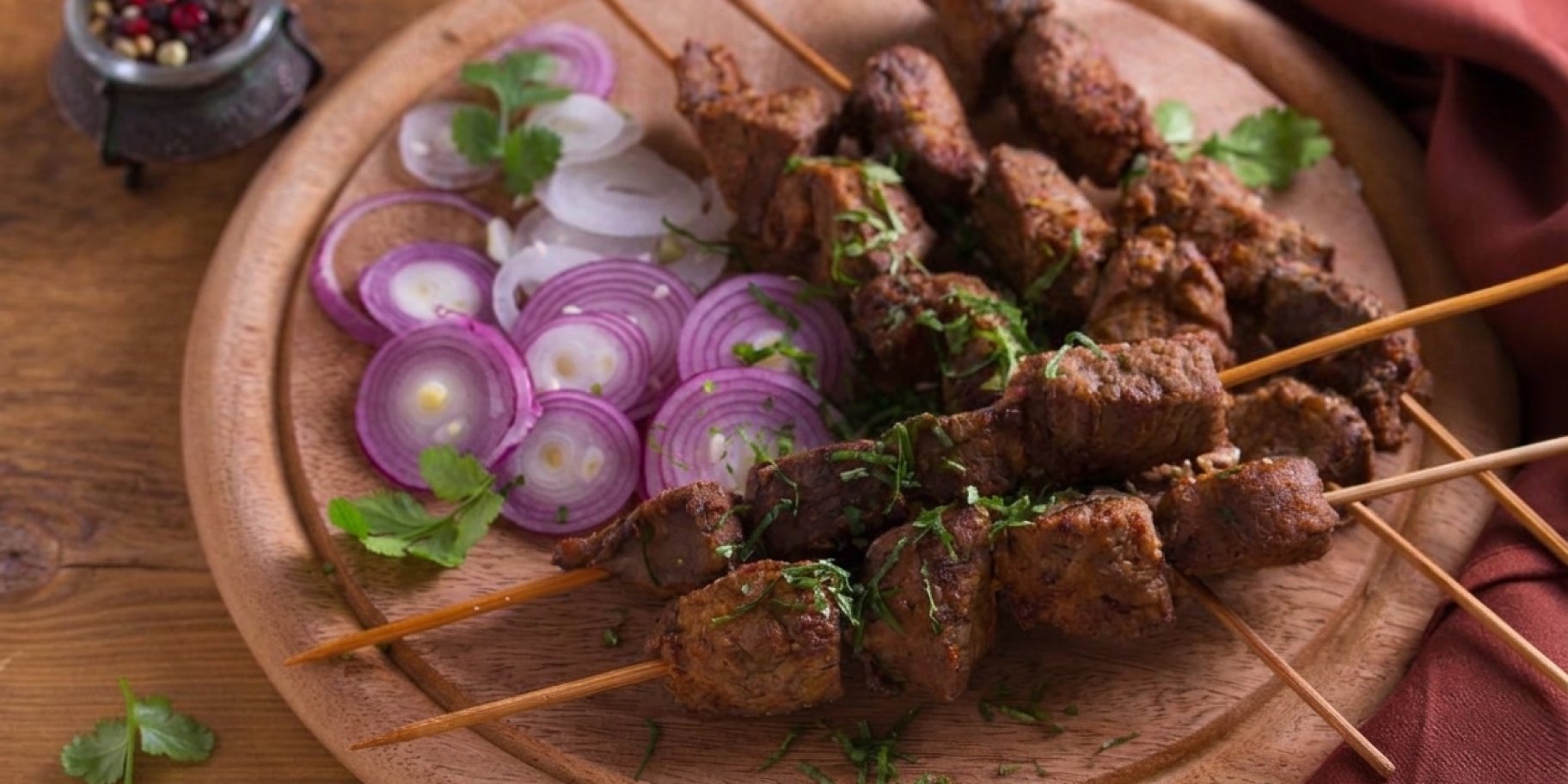 Шашлички з курячої печінки