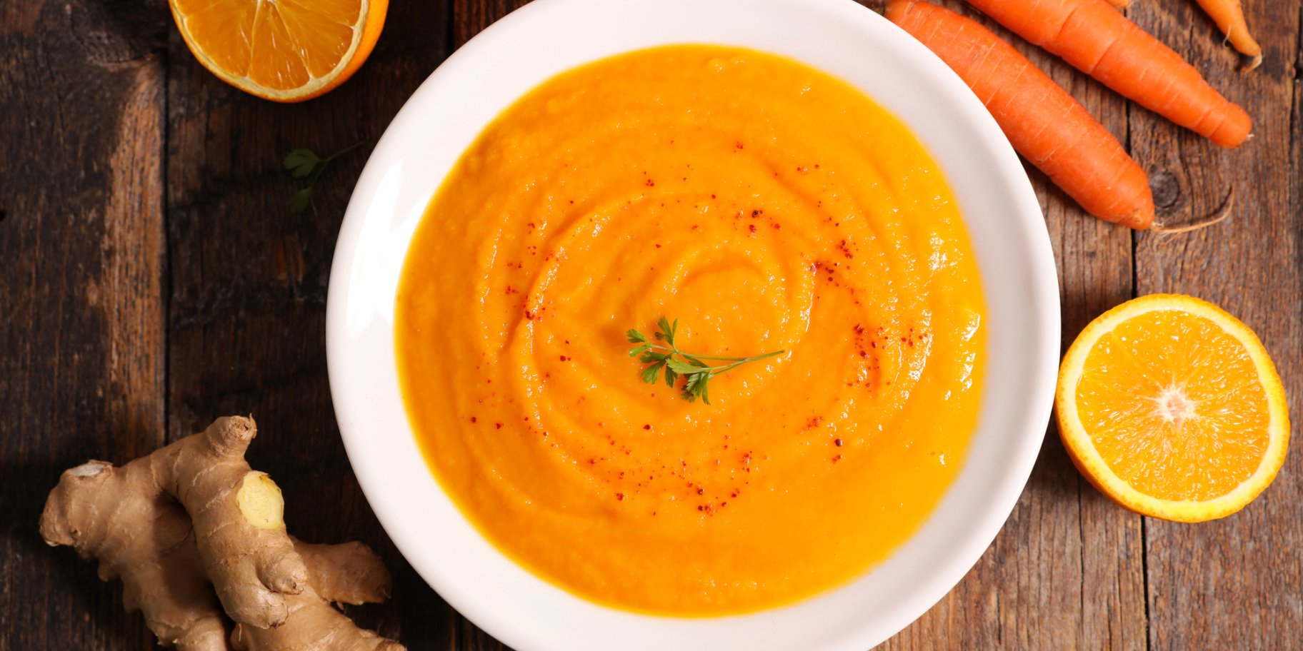 Морквяно-апельсиновий суп