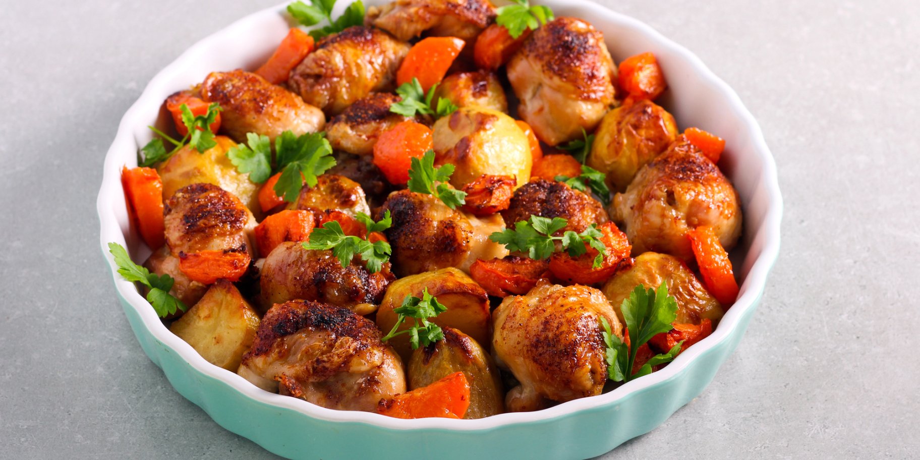 Рагу з запеченого м'яса з овочами