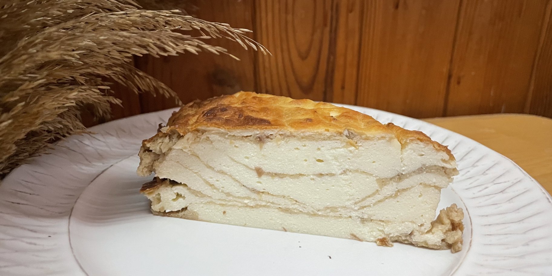 Сирна запіканка з яблуками