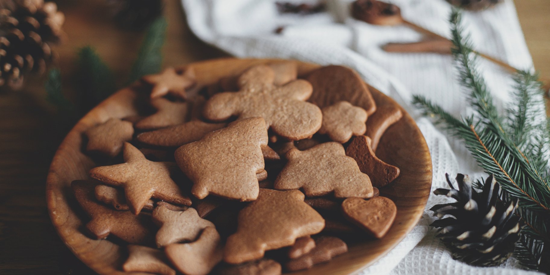 Корисне новорічне печиво з мигдалем і шоколадом