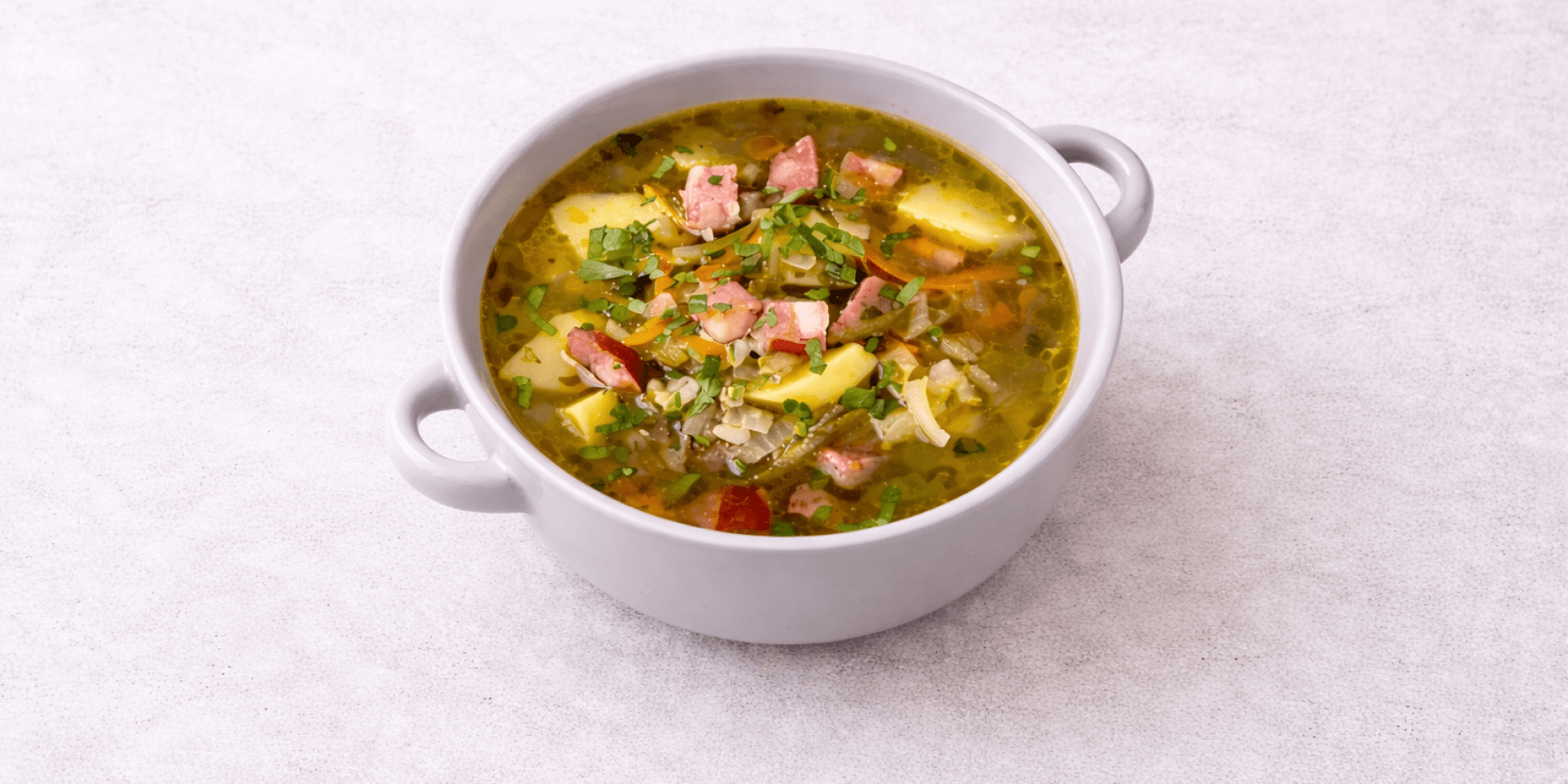 Розсольник з ковбасою